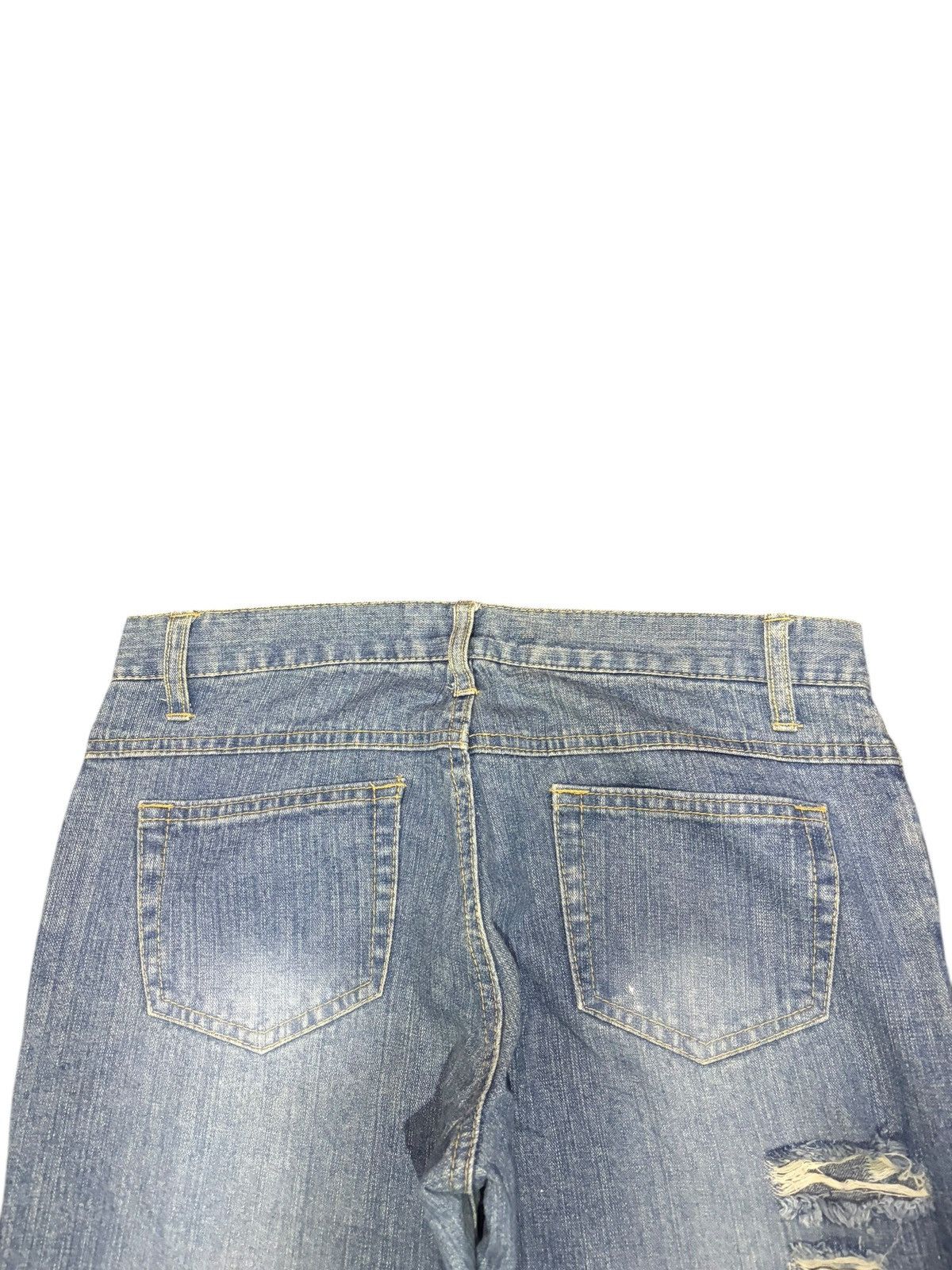 Hysteric Glamour Vintage Japanese Brand Distressed Flare Jeans Size 30" / US 8 / IT 44 - 4 Thumbnail