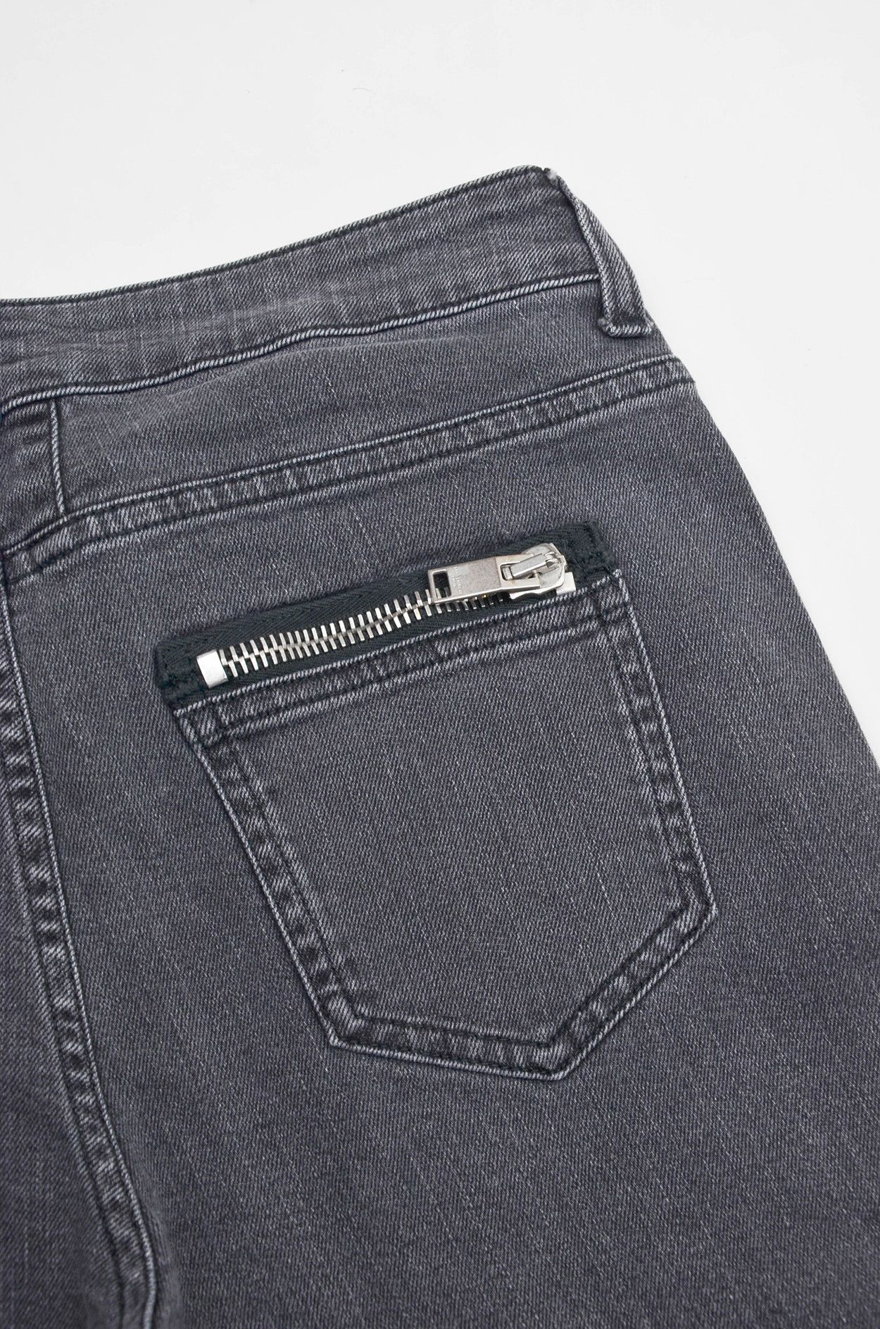 Saint Laurent Paris Saint Laurent D01 Skinny Jeans Grey Zip Hem Slim Fit - 30 Size US 30 / EU 46 - 14 Thumbnail