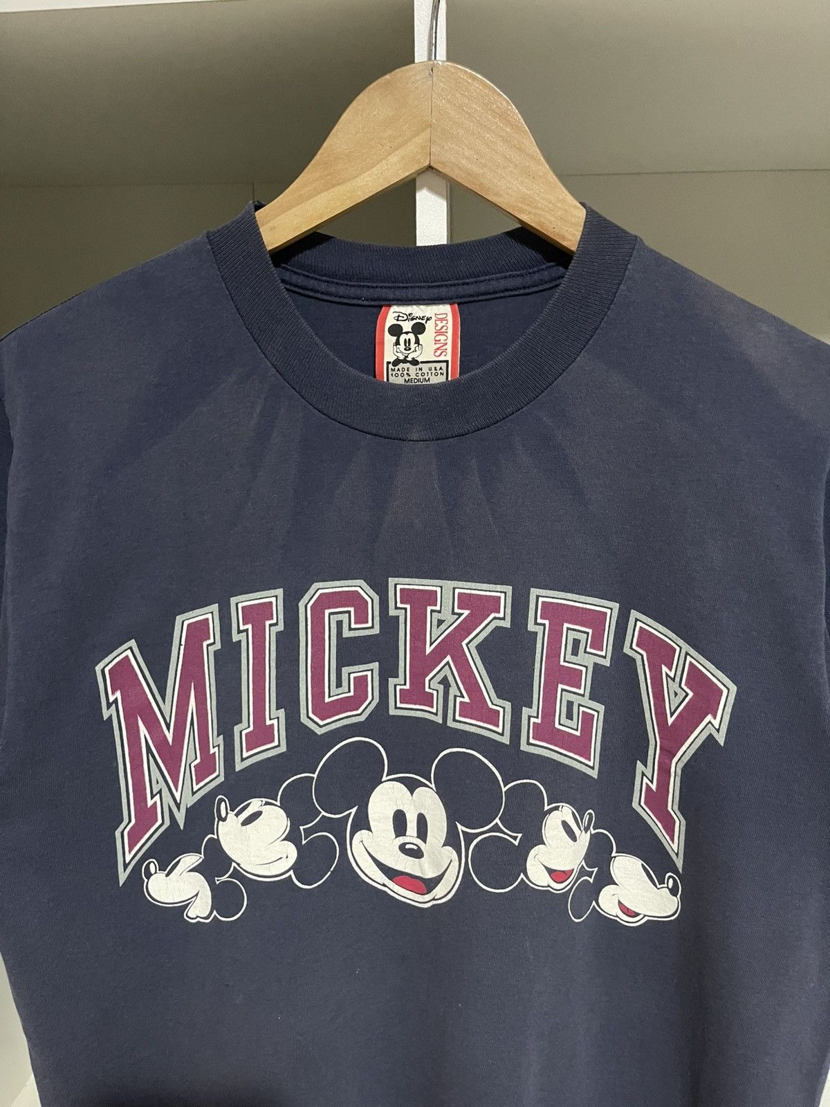 Disney Vintage Disney Distressed Mickey Size US M / EU 48-50 / 2 - 2 Thumbnail