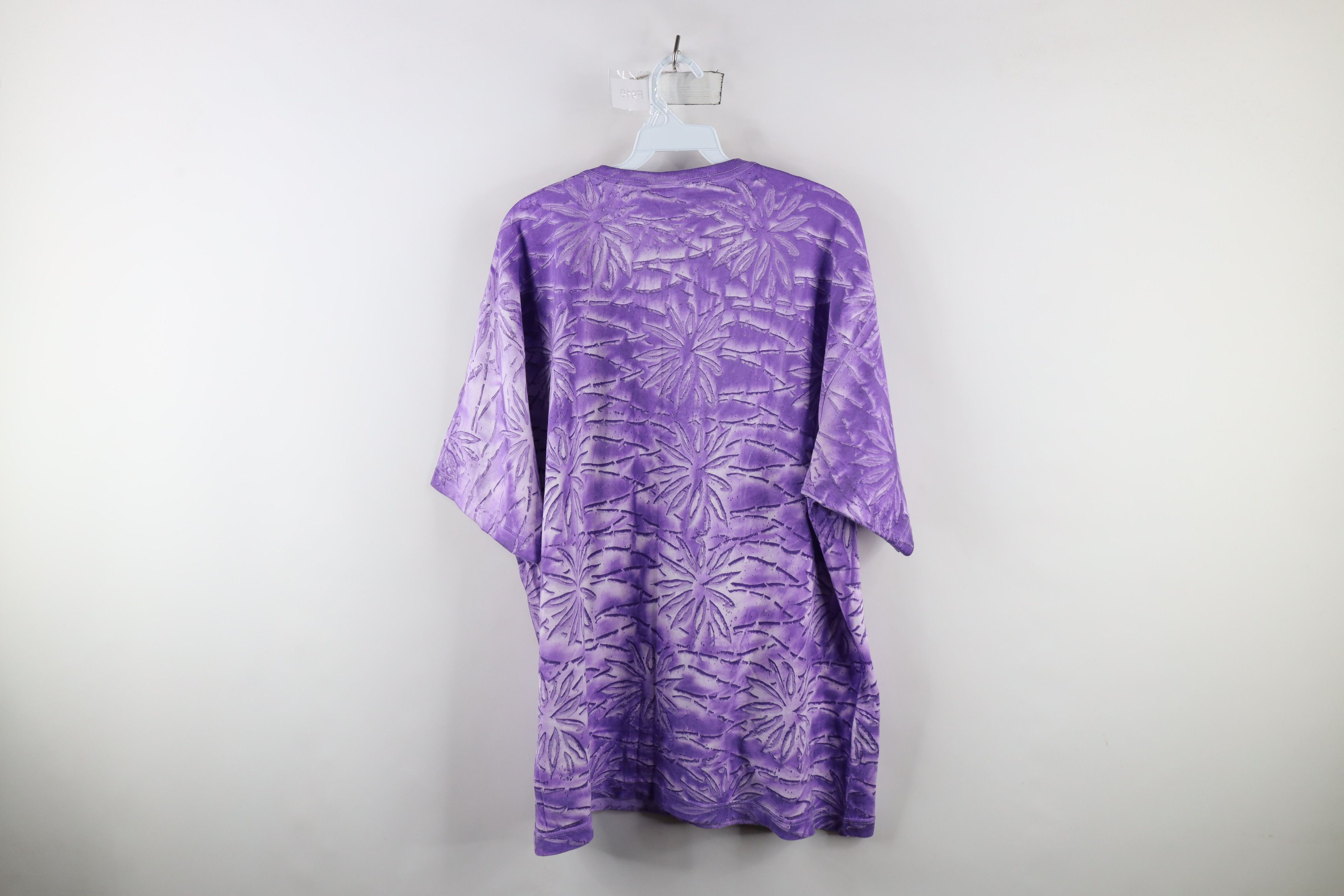 Vintage Vintage 90s Streetwear Burst Acid Wash T-Shirt Cotton USA Size US XXL / EU 58 / 5 - 11 Thumbnail