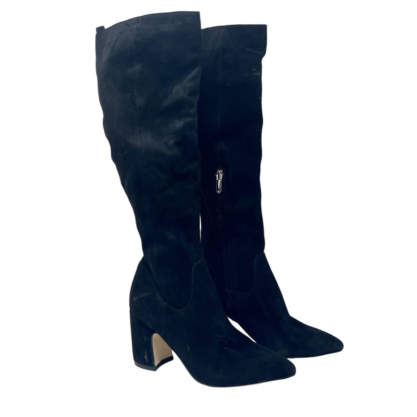 Sam Edelman Sam Edelman Sulema Knee High Black Suede Boots Size 5.5 Size US 5.5 / IT 35.5 - 1 Thumbnail