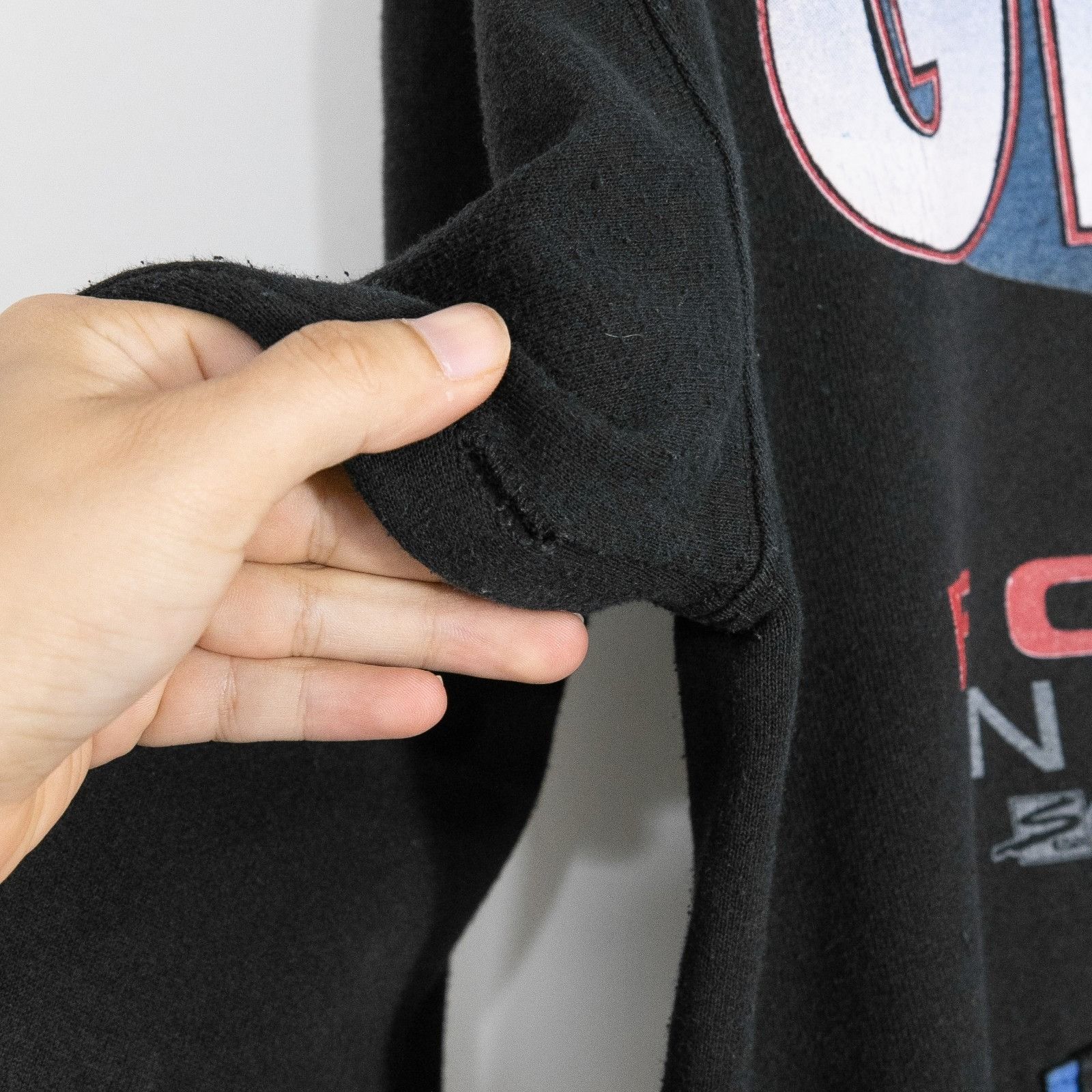 Vintage Vintage 90s New York Giants Hoodie Mens Medium - Distressed Size US M / EU 48-50 / 2 - 5 Thumbnail