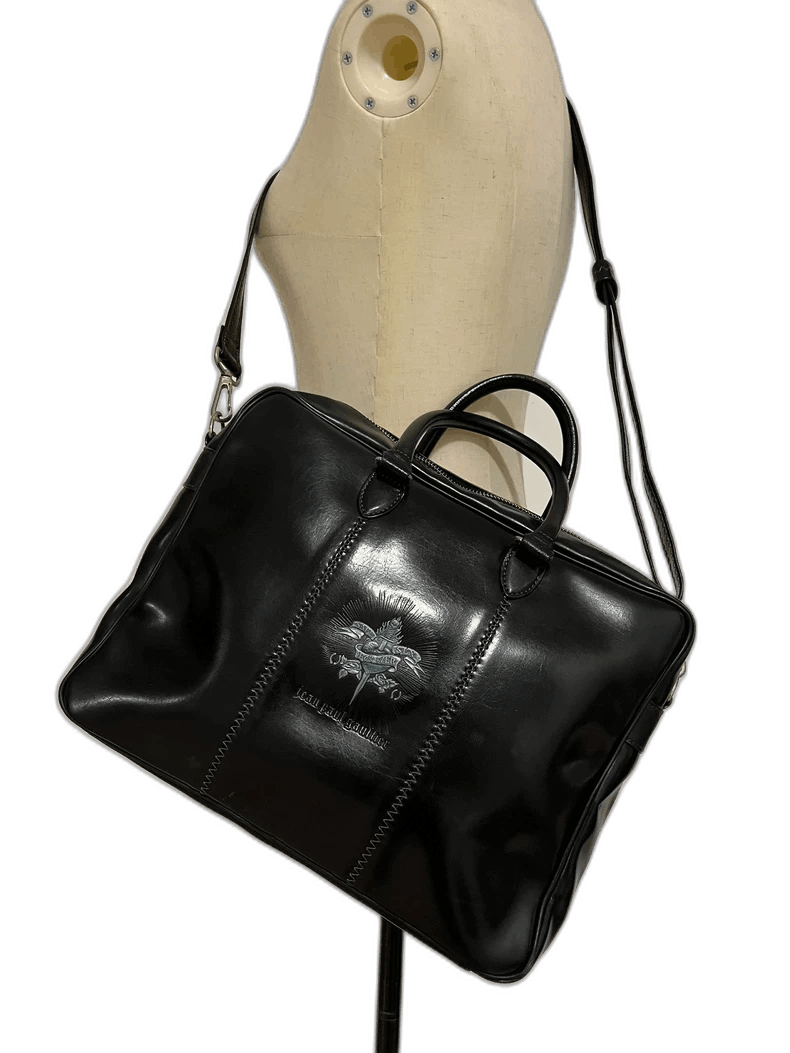 Jean Paul Gaultier Crossbody Tote Bag in Black, Men's