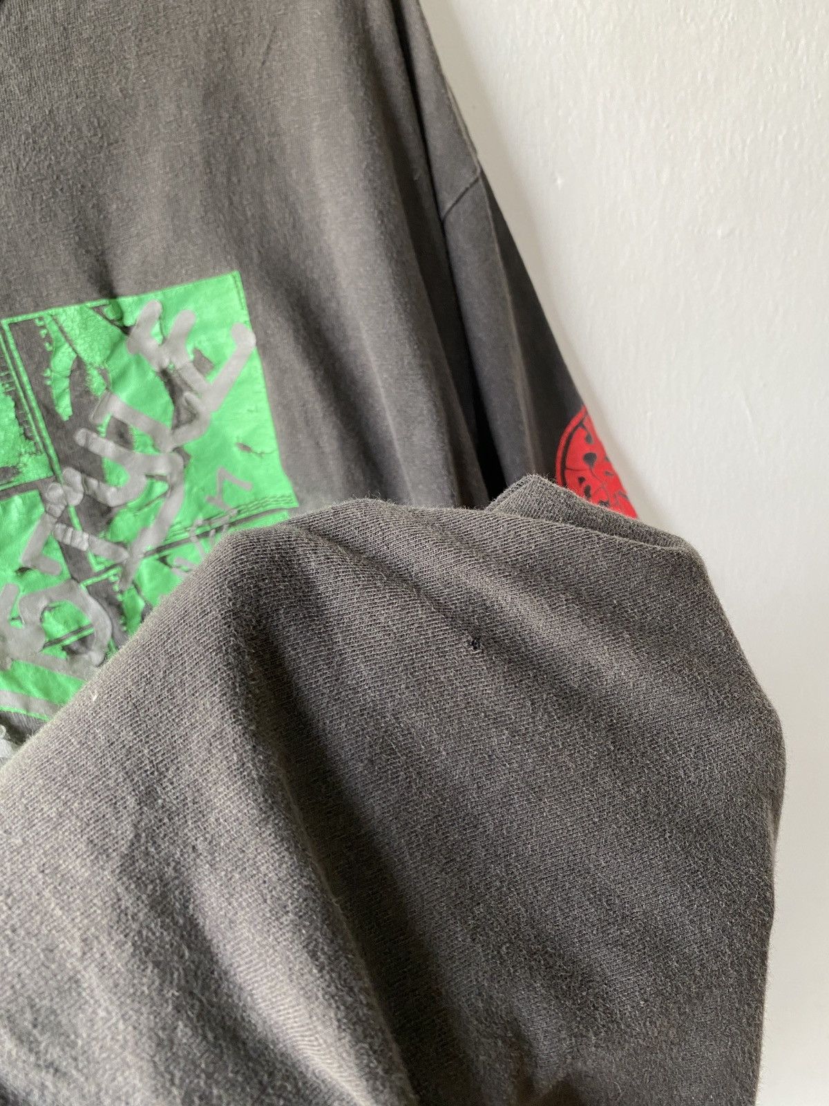 Japanese Brand × Santa Cruz Skateboards × Vintage Vintage 90’s Hex Antistyle Japan Brand Skateboard Shirt Size US L / EU 52-54 / 3 - 8 Thumbnail