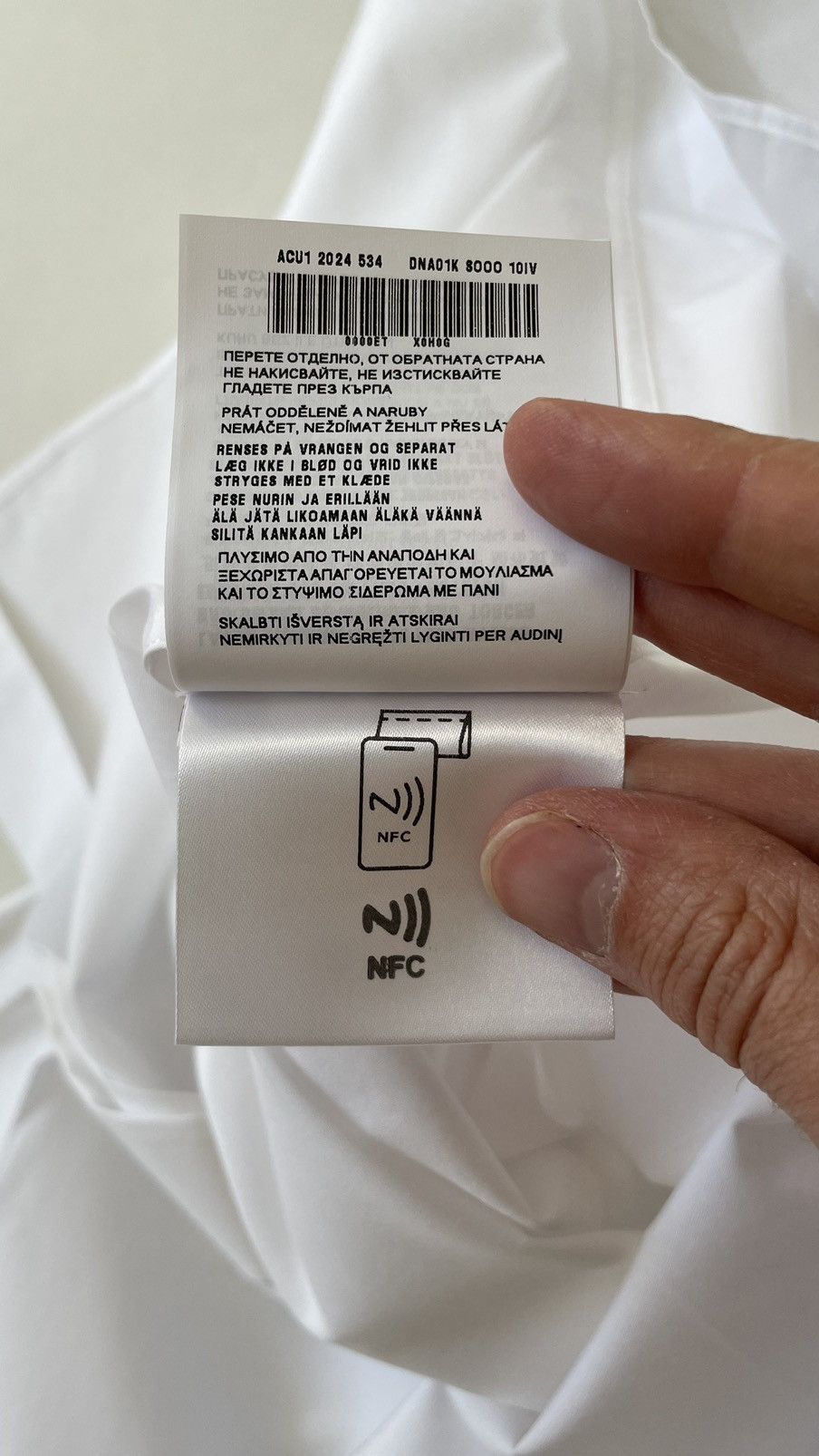 Prada S/S 24 White Cotton Officer Utility Shirt Size US L / EU 52-54 / 3 - 11 Thumbnail