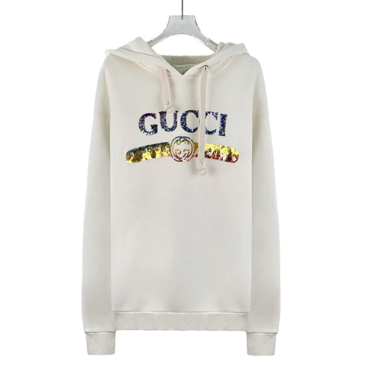 Gucci Gucci Cotton Hooded Drawstring Long Sleeve Sweatshirt K26WX Size XS / US 0-2 / IT 36-38 - 1 Thumbnail