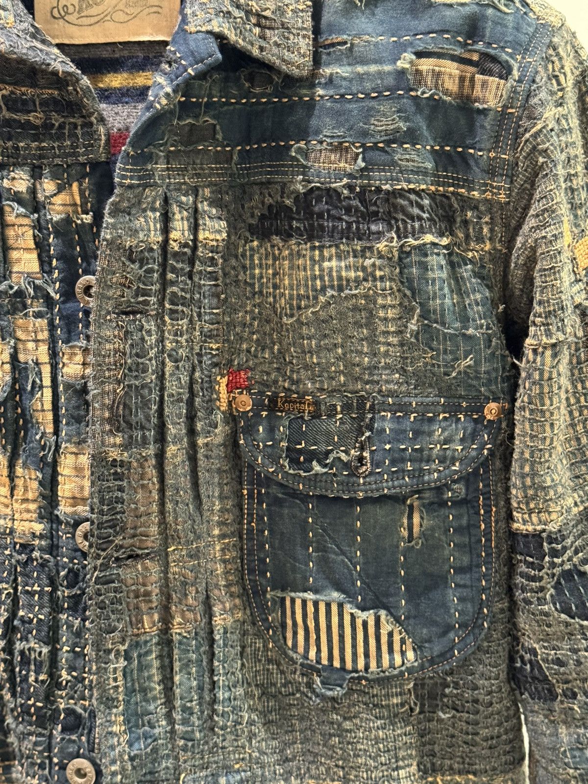 Kapital × Kapital Kountry Kapital Kountry Boro 1st Jacket denim wool lining 1 version Size US XL / EU 56 / 4 - 10 Thumbnail