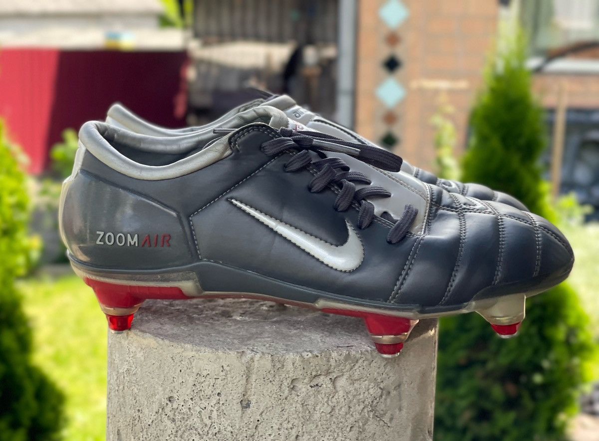 Vintage Vintage Nike Total 90 Air Zoom Gray Football Soccer Cleats Size US 8 / EU 41 - 2 Thumbnail