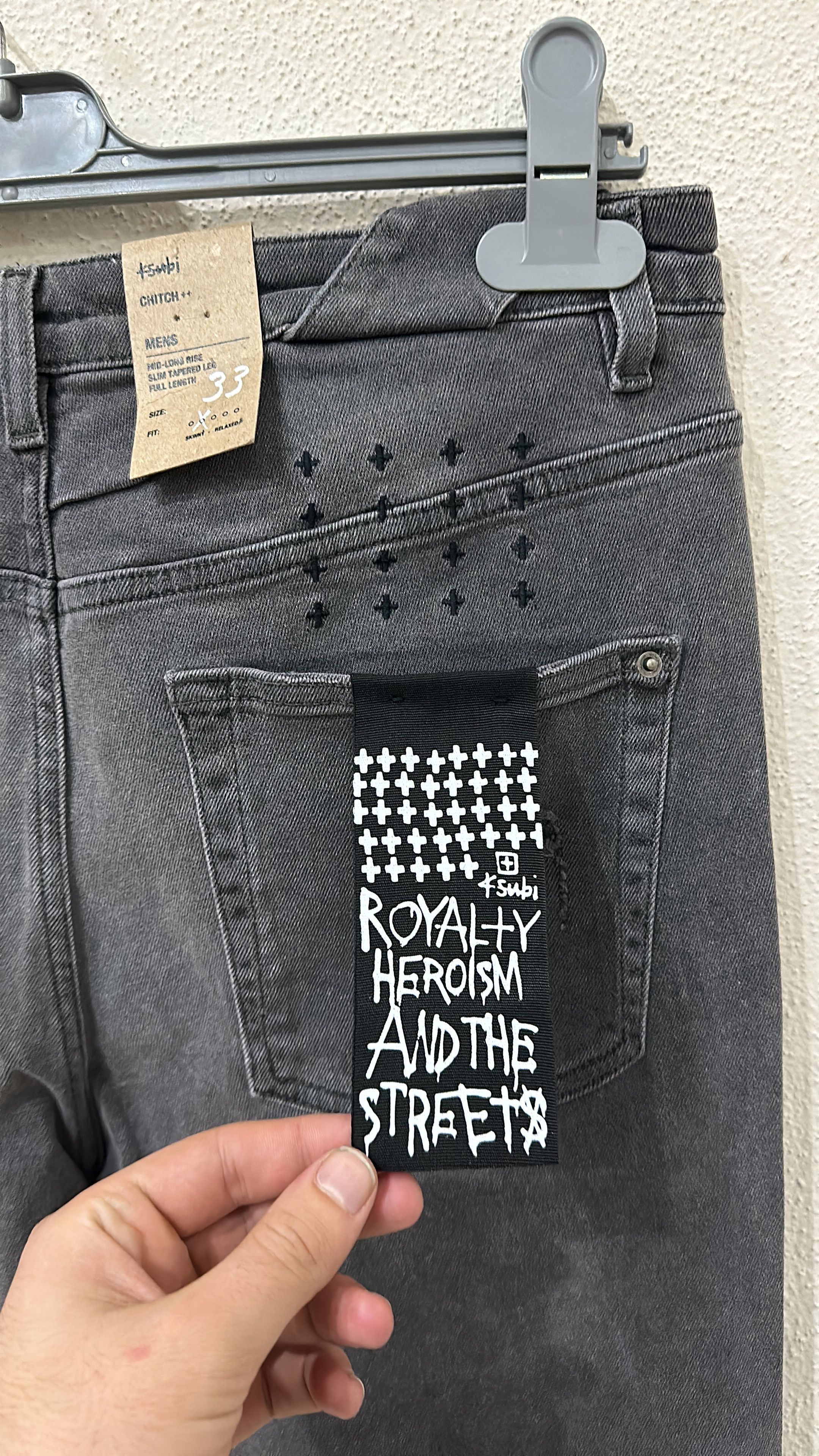 Ksubi Ksubi Chitch Gray Jean Size 33 Never Worn Size US 33 - 3 Thumbnail