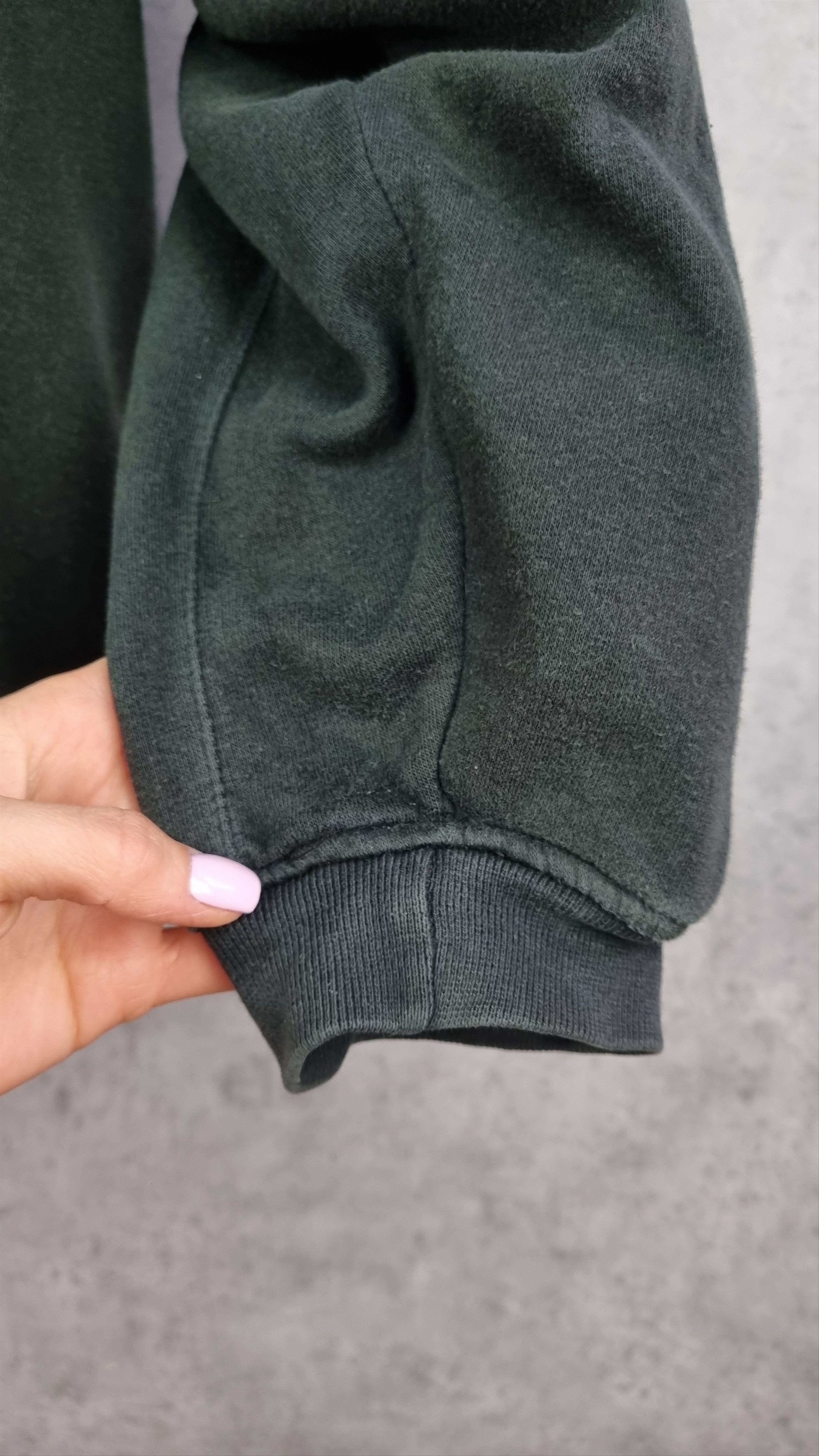 Vintage Faded Destroyed Sweatshirt with Embroidered Logo Size US XXL / EU 58 / 5 - 9 Thumbnail