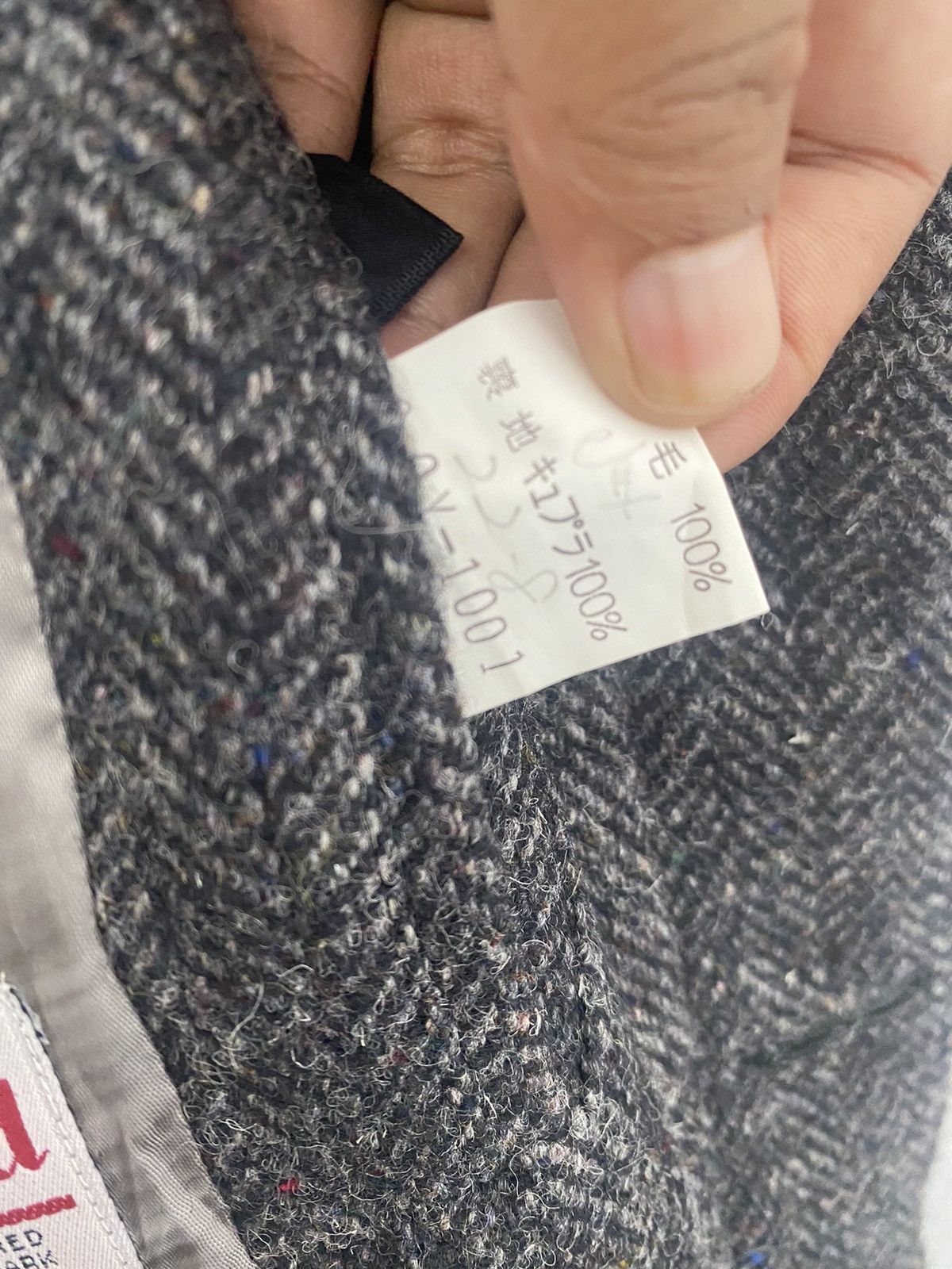Harris Tweed Legendary Hand Woven Harris Tweed Long Jacket Herringbone Size US M / EU 48-50 / 2 - 9 Thumbnail