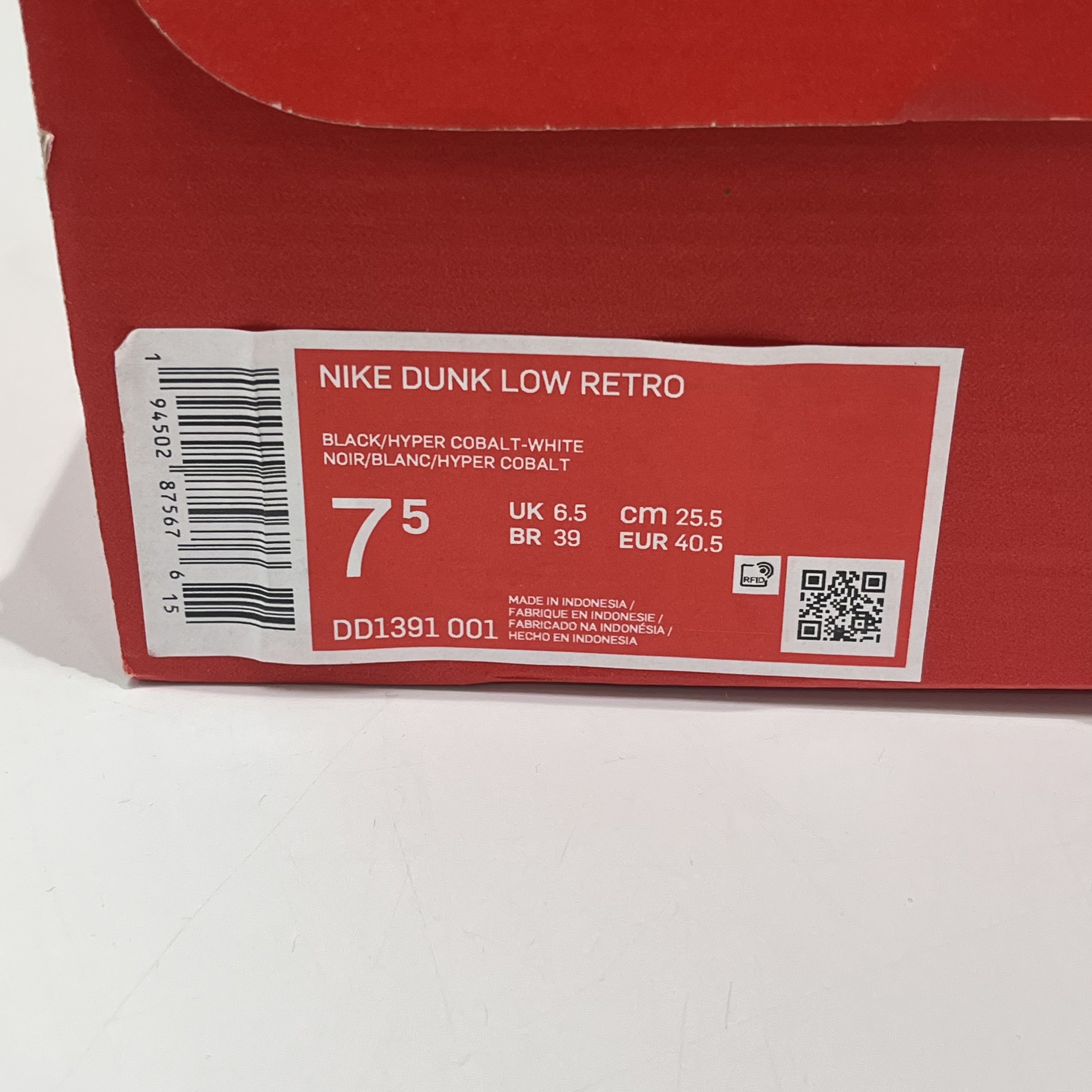 Nike Nike Dunk Low Retro Hyper Cobalt (2021) Size US 7.5 / EU 40-41 - 8 Thumbnail