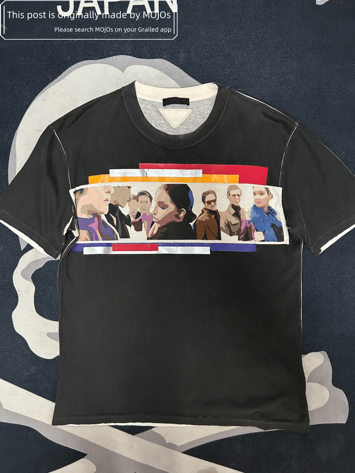Prada Prada Figure Painting Tee (Black) Size US L / EU 52-54 / 3 - 1 Thumbnail