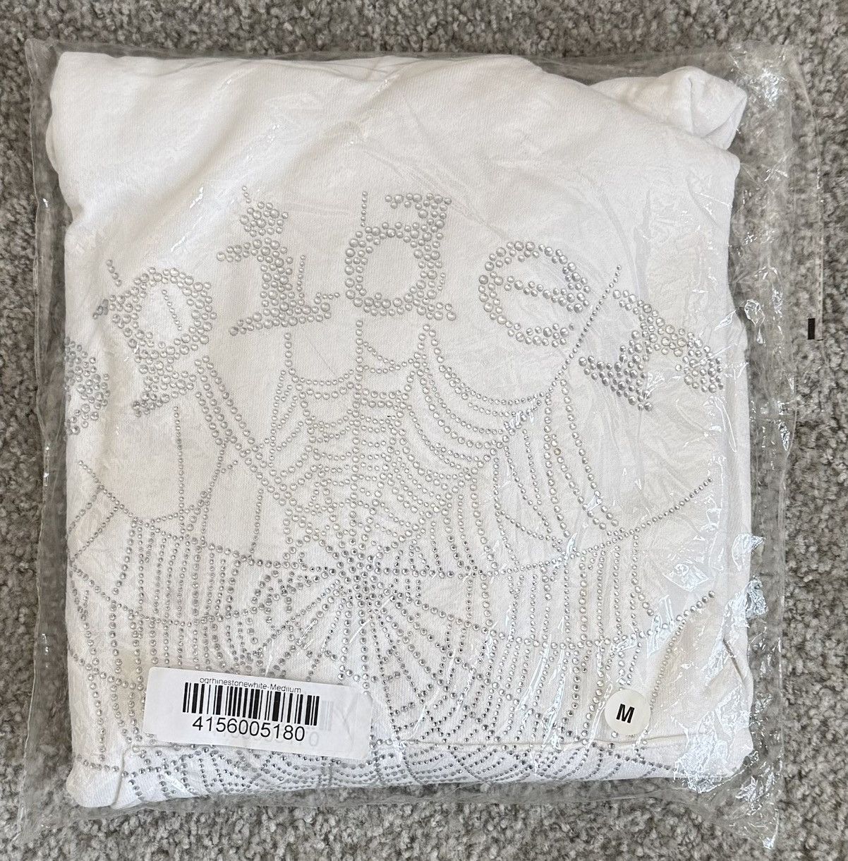 Sp5der Sp5der OG Rhinestone Logo Hoodie Size US M / EU 48-50 / 2 - 1 Thumbnail