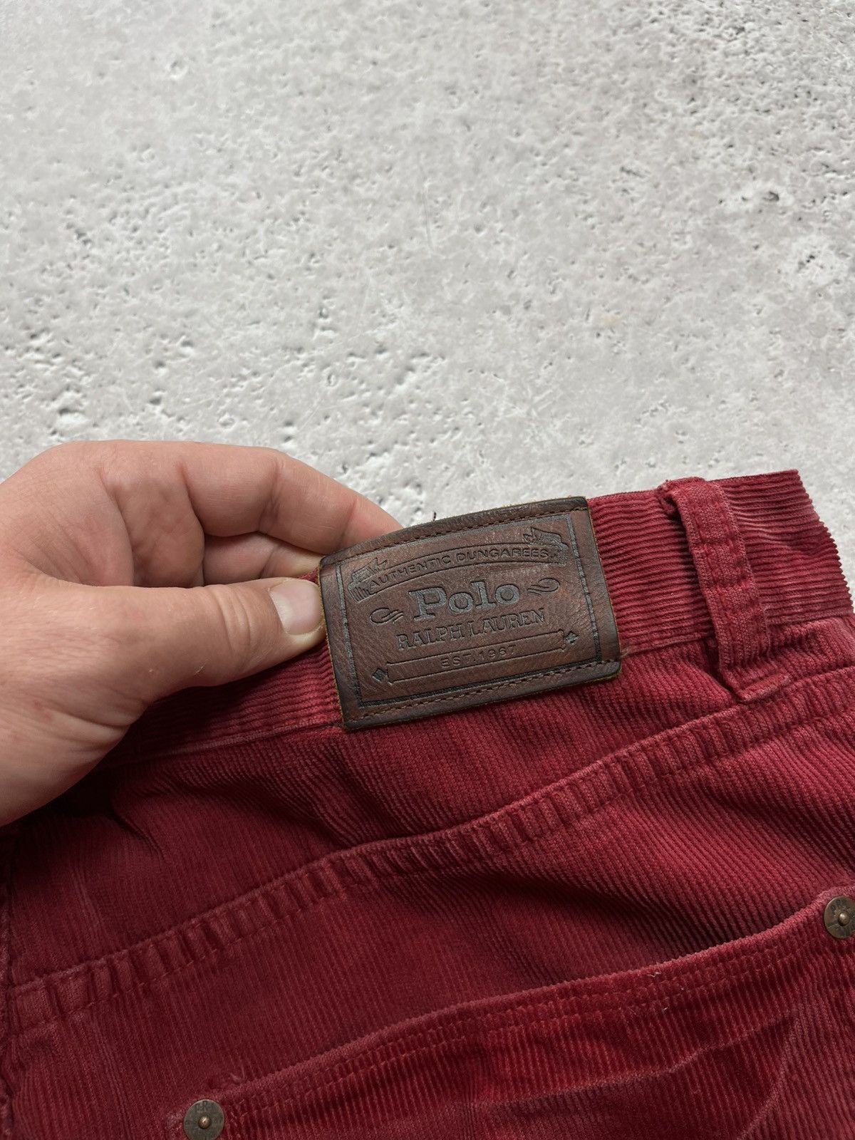 Polo Ralph Lauren Vintage Polo Ralph Lauren Red Corduroy Pants 34x34 Size US 34 / EU 50 - 8 Thumbnail