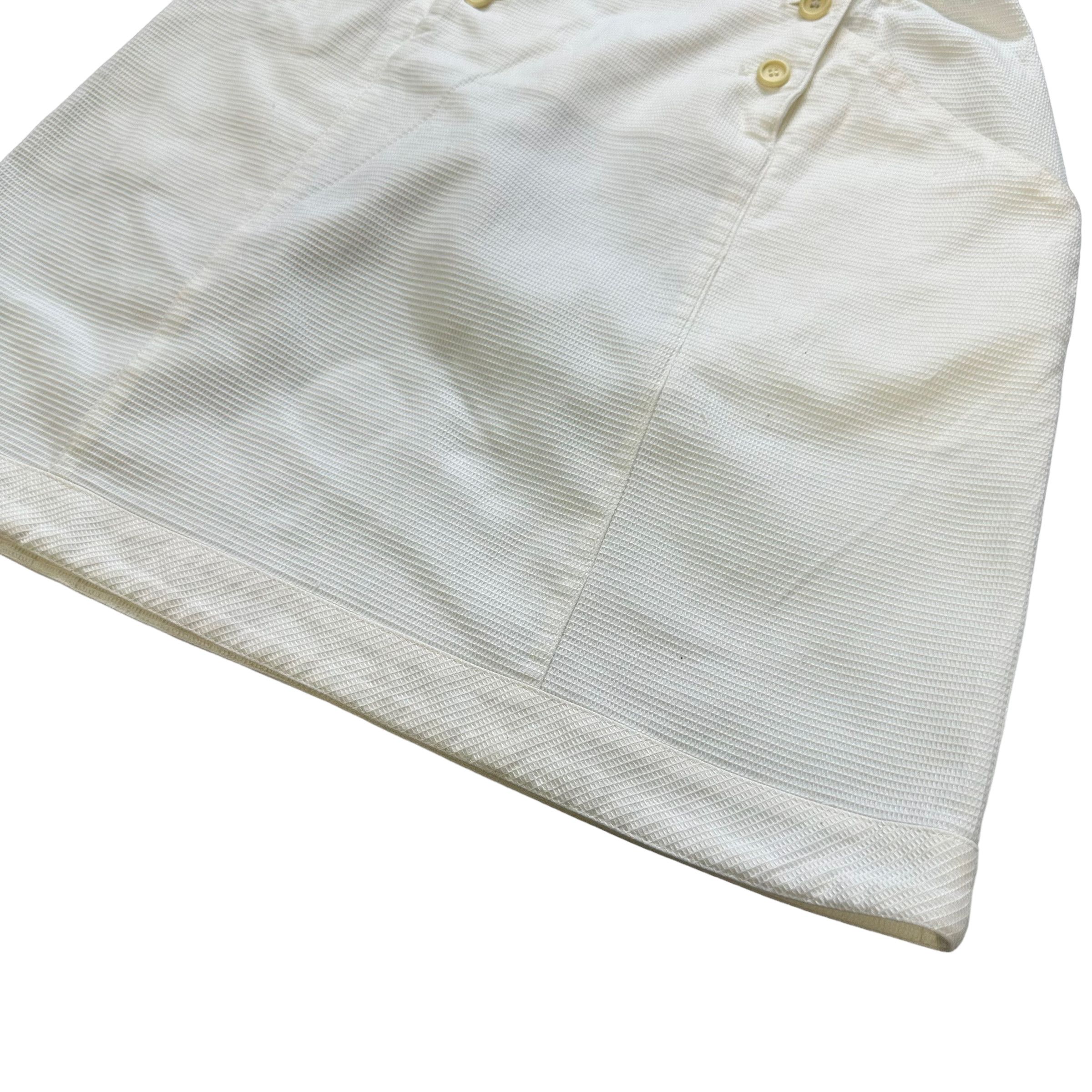 Christian Dior Monsieur CHRISTIAN DIOR SPORTS WHITE SKIRT #7999-71 Size 25" / US 0 / IT 36 - 4 Thumbnail