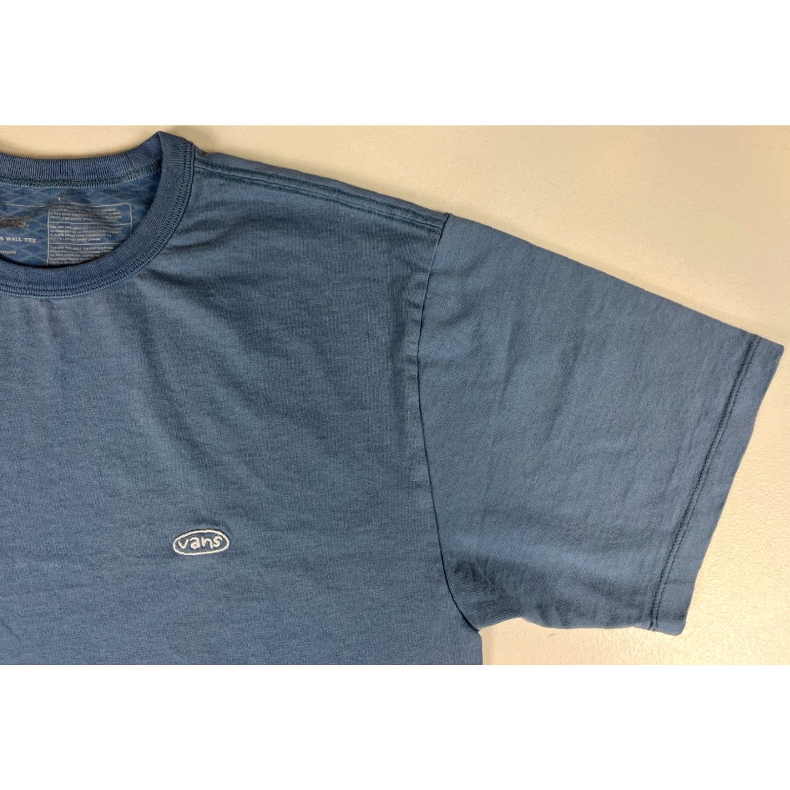 Vans Vans Off the Wall Color Multiplier T-Shirt Mens M Blue 100% Cotton Crew Neck Short Sleeve Easy Care Moisture Wicking Size US M / EU 48-50 / 2 - 5 Thumbnail