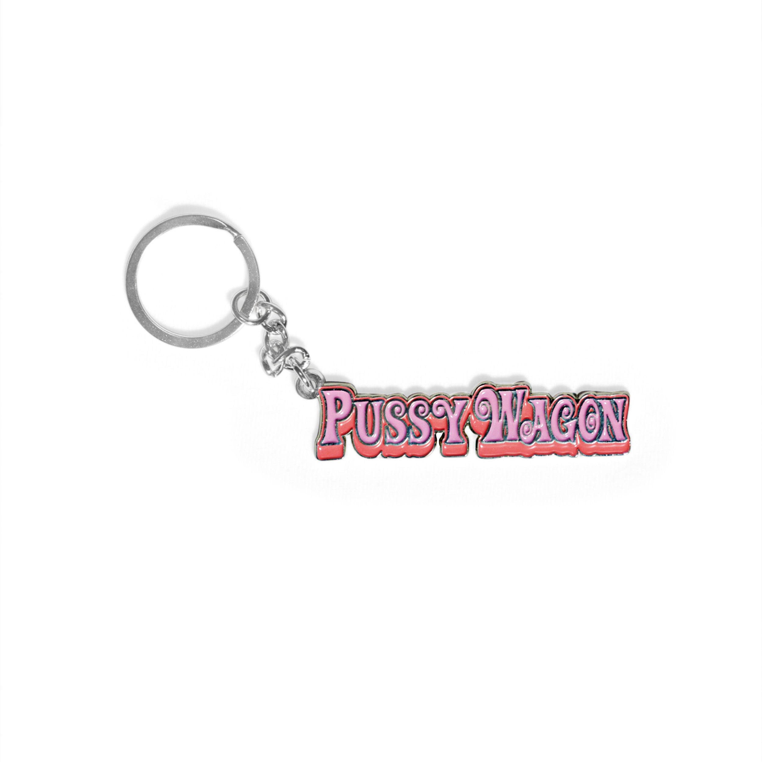 Other 'pussy wagon' key chain in pink Size ONE SIZE - 1 Thumbnail