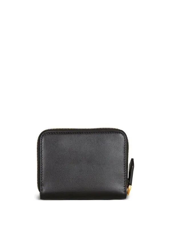 Balmain o1s1wg111225 Size:OS/B-Buzz Plaque Leather Wallet in Black Size ONE SIZE - 2 Thumbnail