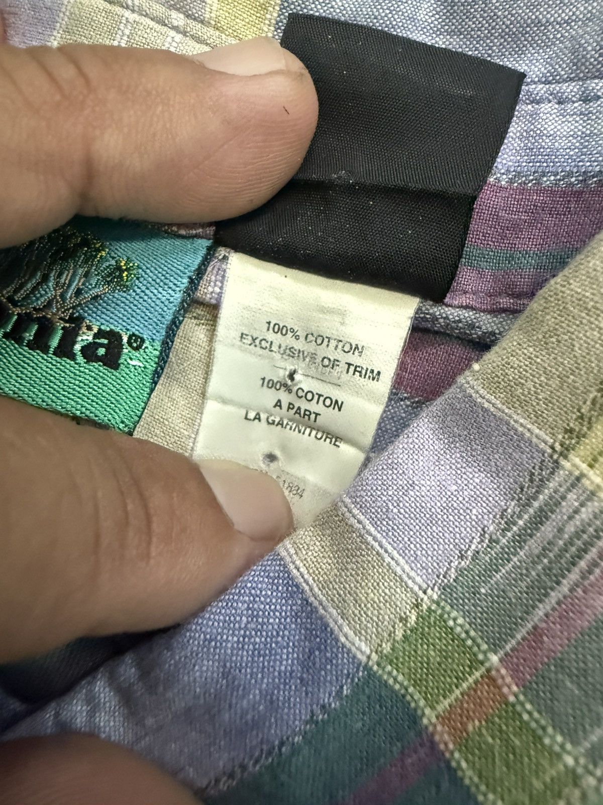Patagonia RARE VINTAGE PATAGONIA A/C MADRAS SHIRT Size US L / EU 52-54 / 3 - 12 Thumbnail