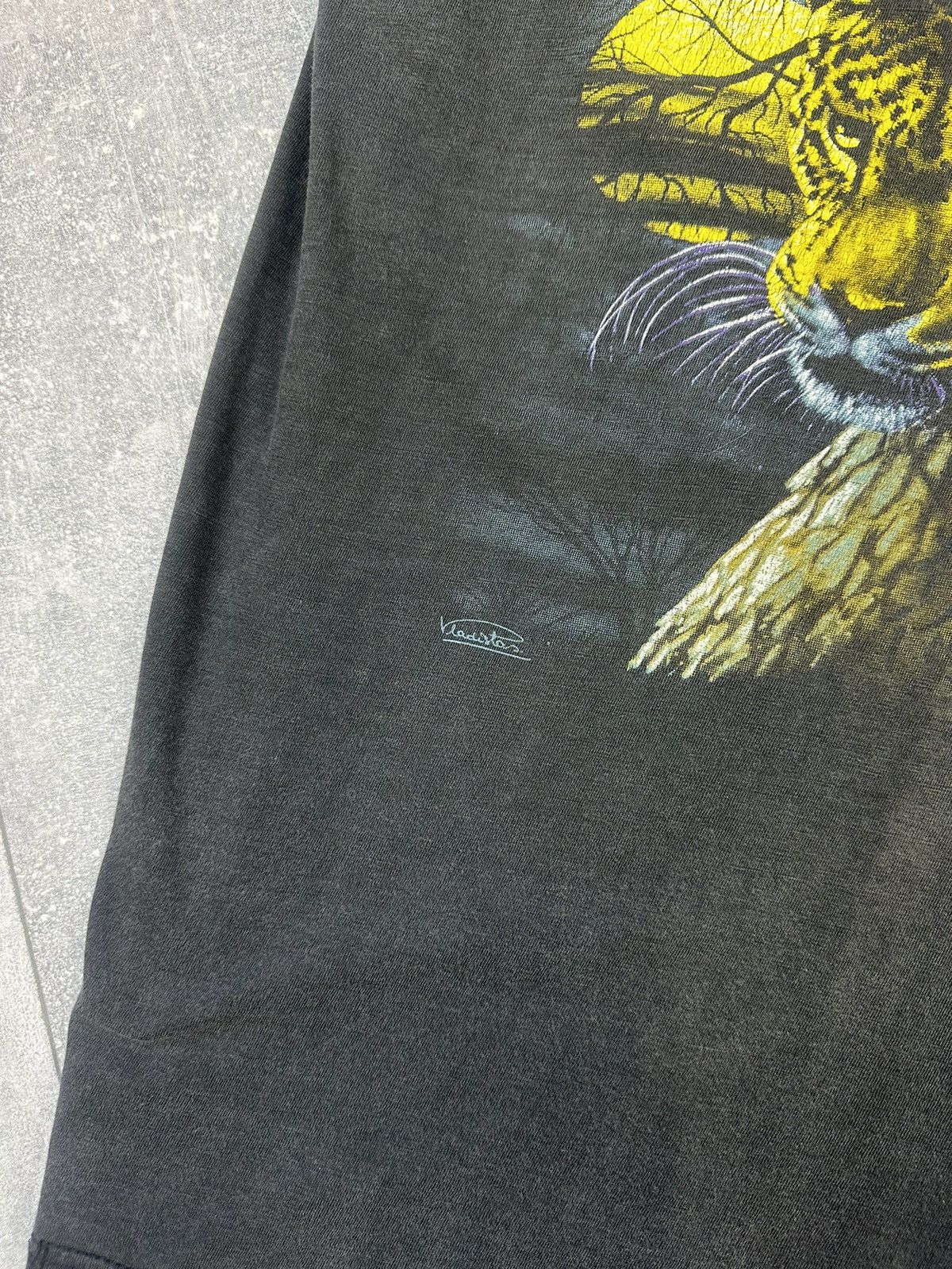 Habitat Vintage Rare Habitat Tiger Printed Log Tee Size US L / EU 52-54 / 3 - 5 Thumbnail