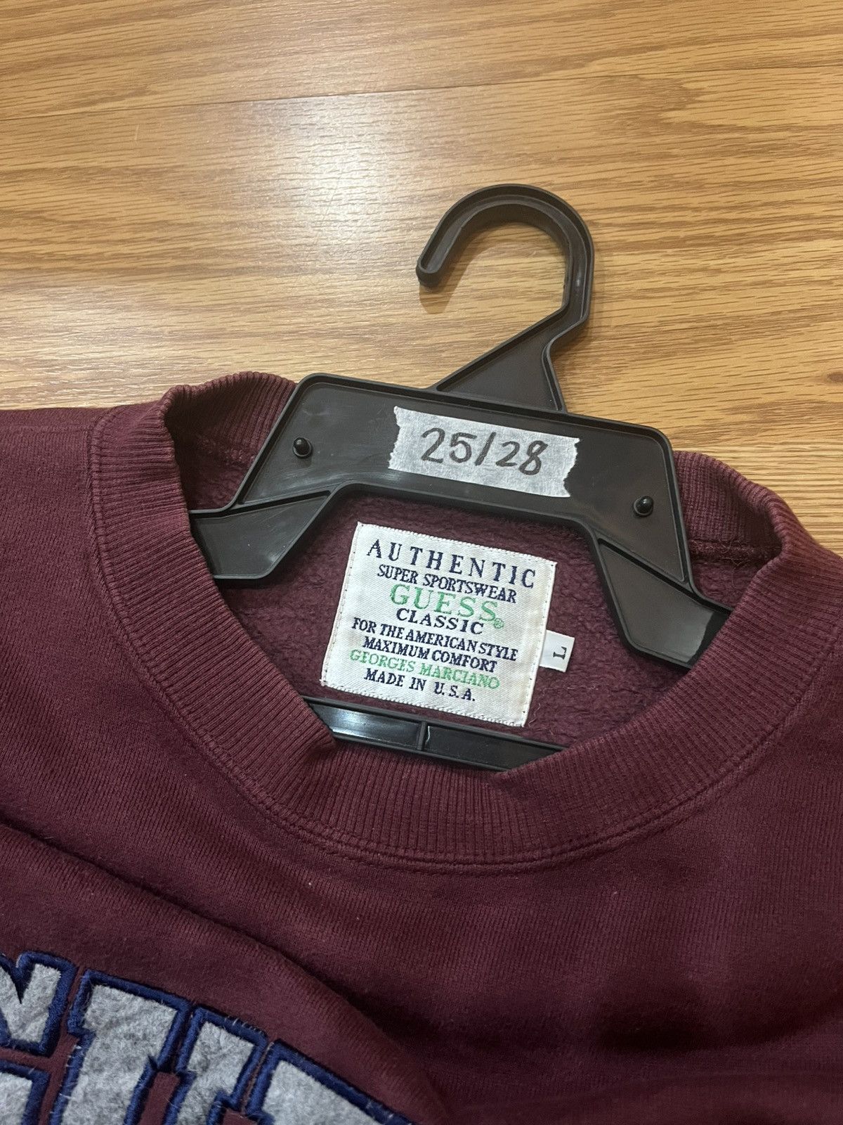 Georges Marciano × Guess Vintage 90's Guess X Georges Marciano Spellout Size US L / EU 52-54 / 3 - 3 Thumbnail