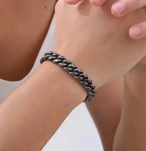 Jewelry Yoshi x Rei 22 cm + 10 Mm Cuban link chain Bracelet Size ONE SIZE - 1 Thumbnail