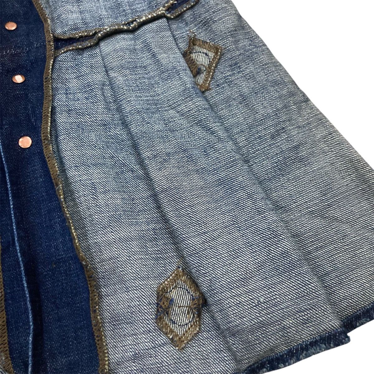 Polo Ralph Lauren POLO RALPH LAUREN DENIM MIDI SKIRT Size 28" / US 6 / IT 42 - 8 Thumbnail