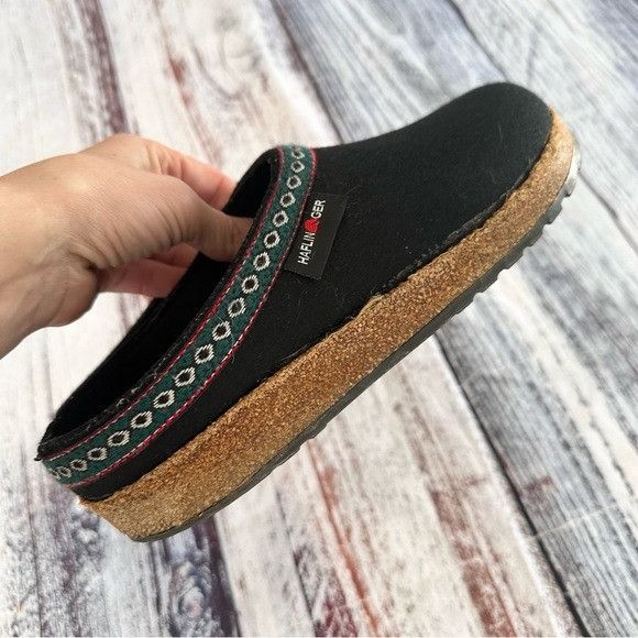haflinger wool clogs