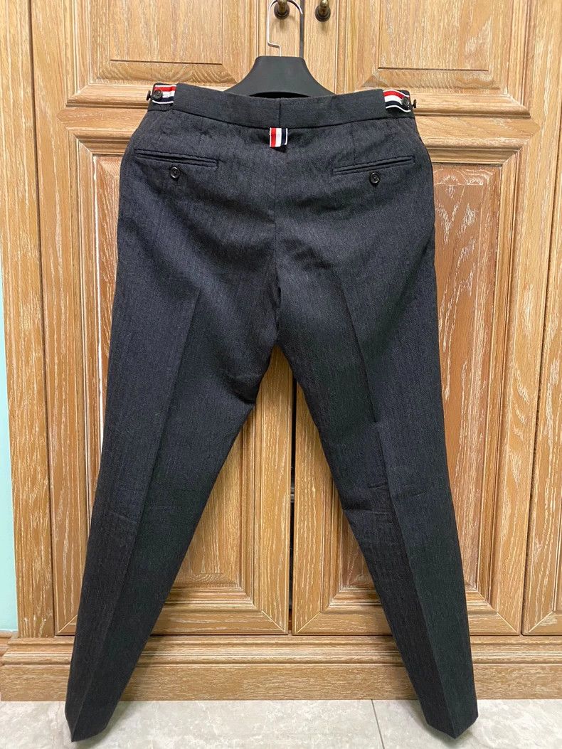 Thom Browne Thom Browne Size 3 Classic herringong pattern trousers 250 Size US 30 / EU 46 - 2 Thumbnail