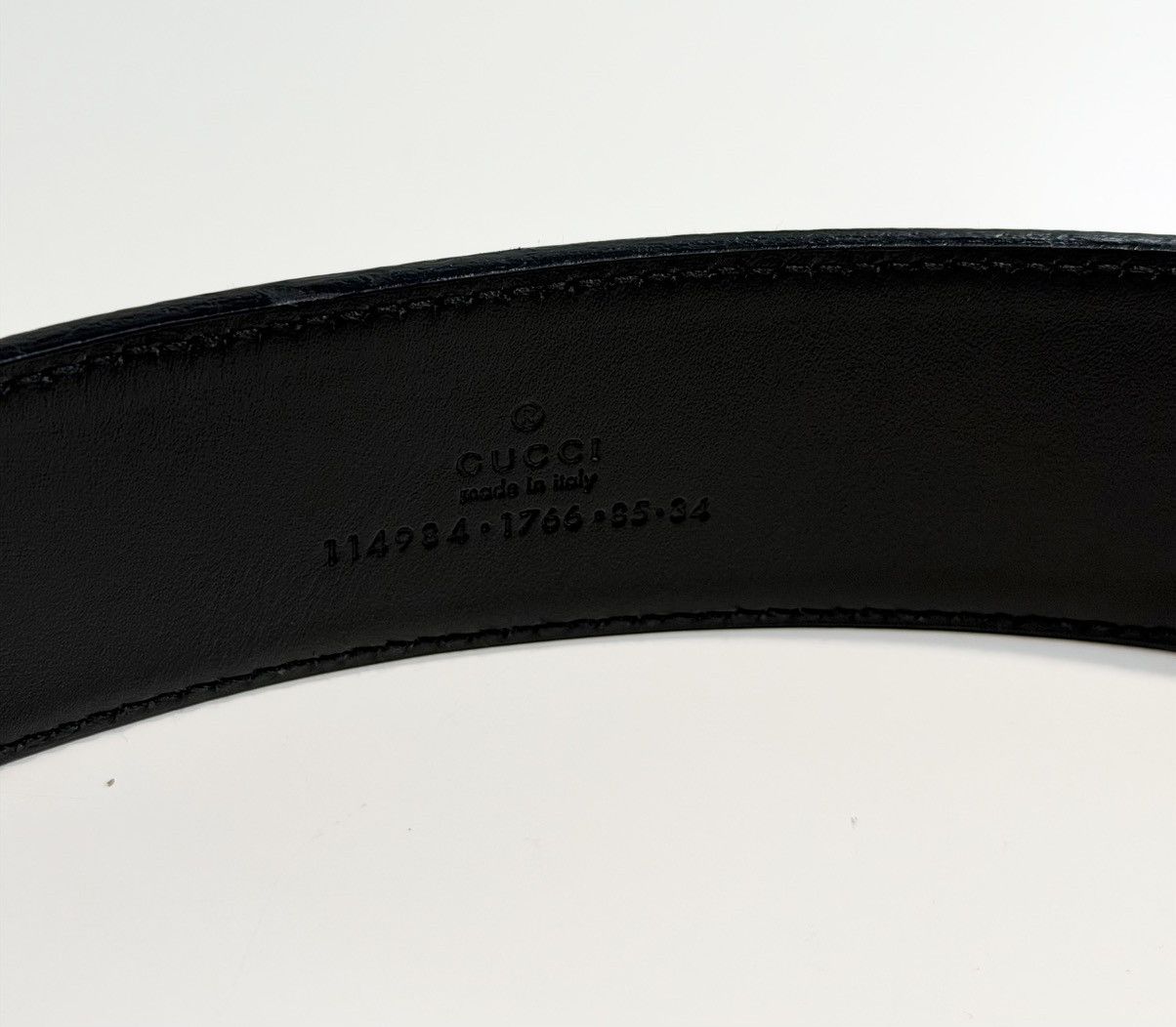 Gucci GUCCI Tom Ford FW 2004 GG Buckle Web Leather Belt Demna Logo Size ONE SIZE - 14 Thumbnail