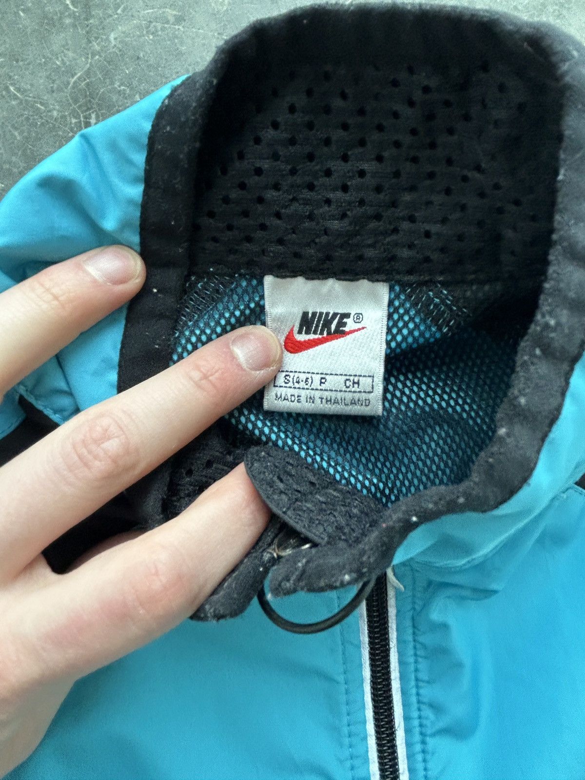 Nike Vintage 90s Baby Blue Nike Windbreaker Jacket Size US M / EU 48-50 / 2 - 8 Thumbnail