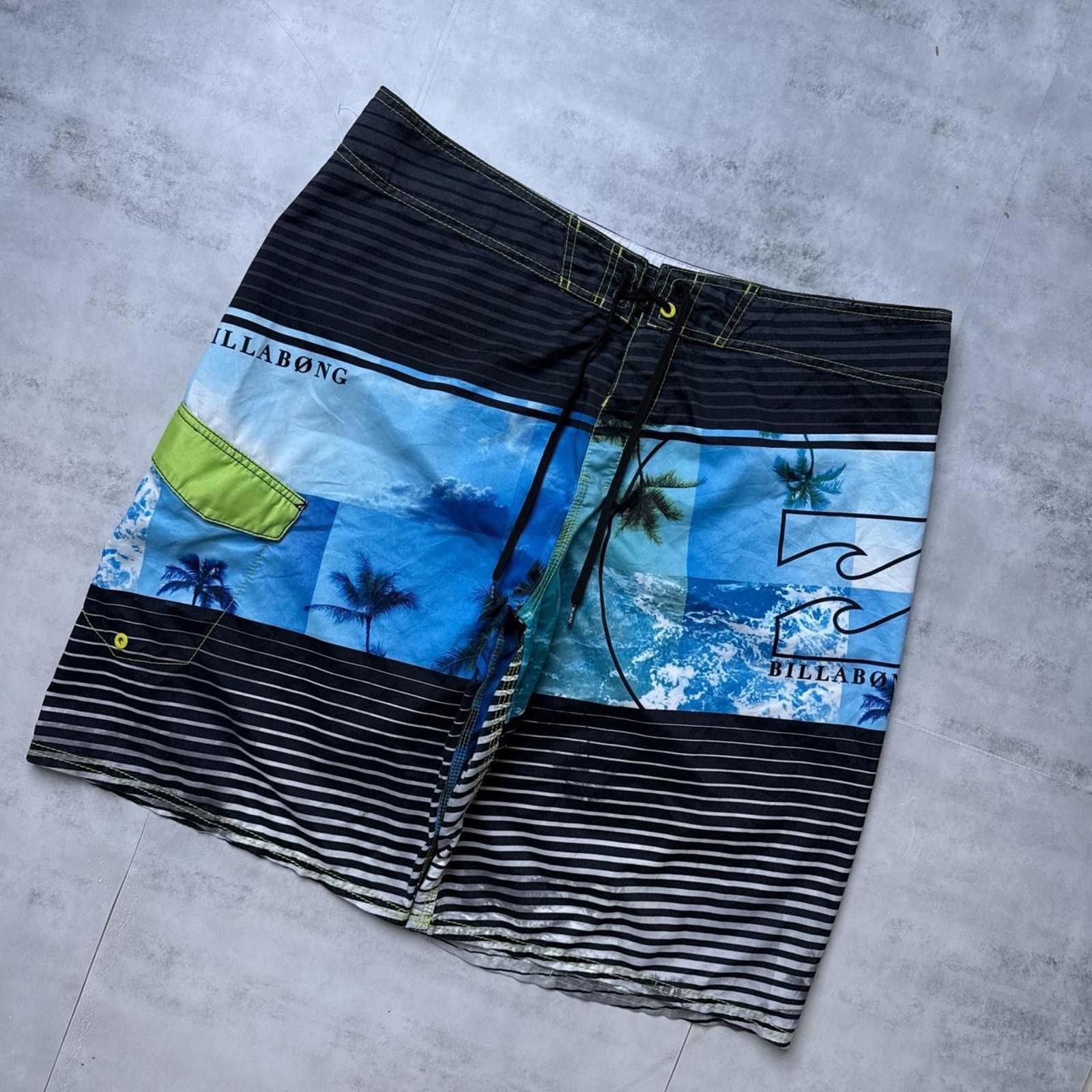 Billabong Y2K Billabong 00s Surf Board Shorts Size US 38 / EU 54 - 2 Thumbnail