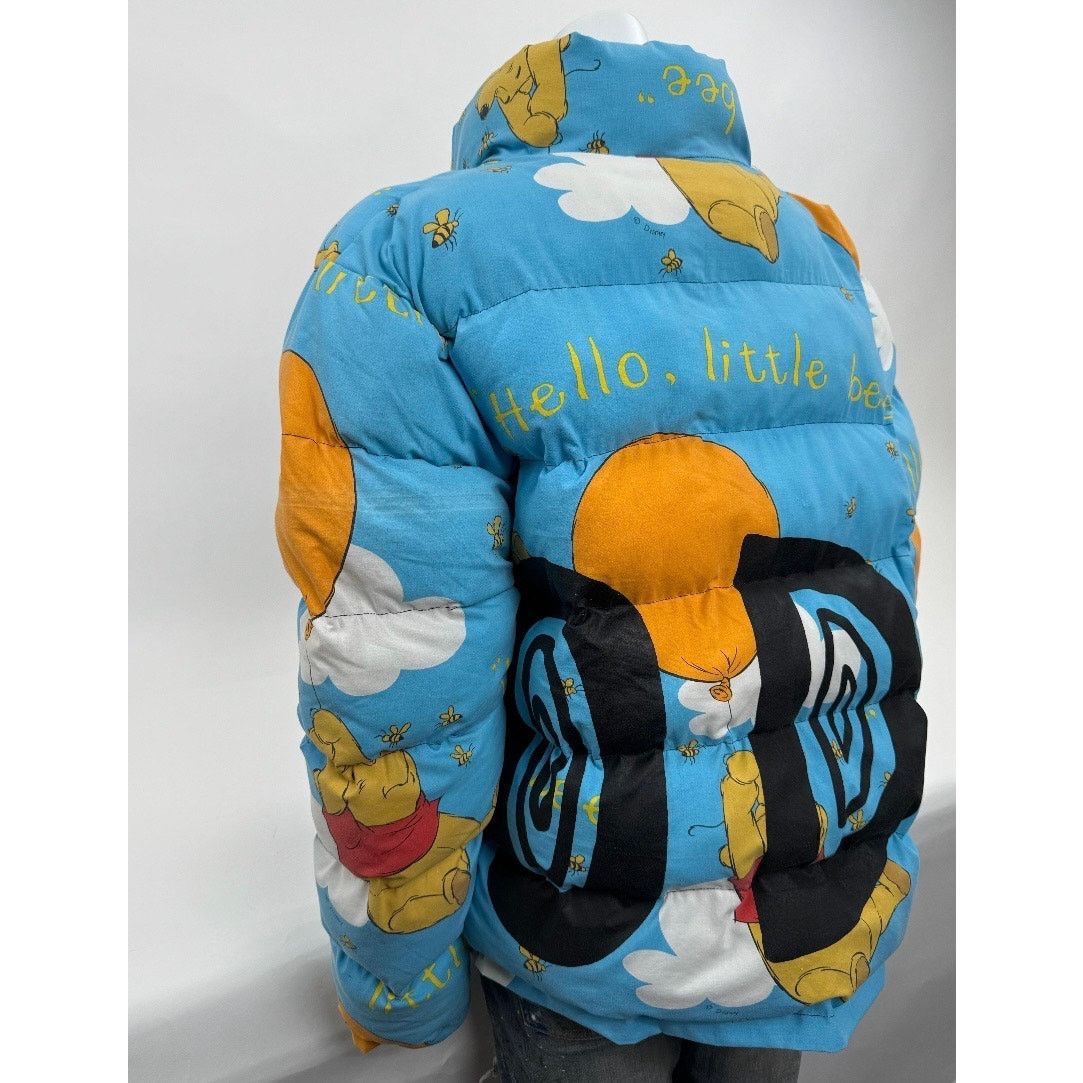 Other Unisex Die.Go Studios Blue "Winnie The Pooh" Puffer Jacket Size US XL / EU 56 / 4 - 13 Thumbnail
