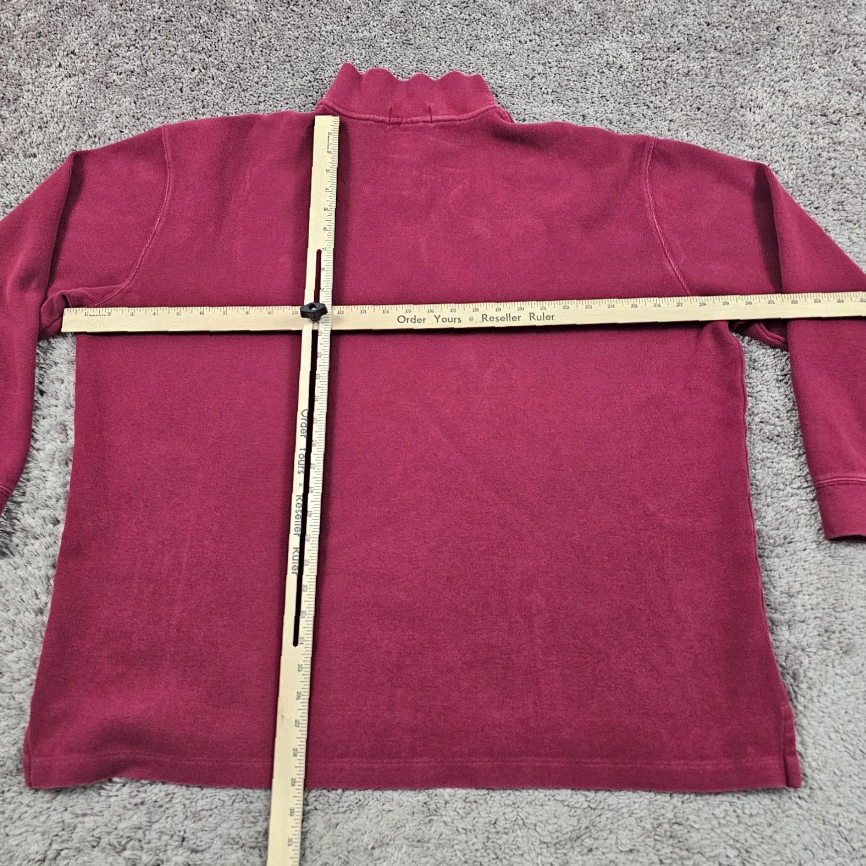 Polo Ralph Lauren Polo Ralph Lauren Sweater Mens 2XLT Red 1/4 Zip Mock Neck Long Sleeve Pullover Solid Preppy Classic Mens Size US XXL / EU 58 / 5 - 4 Thumbnail