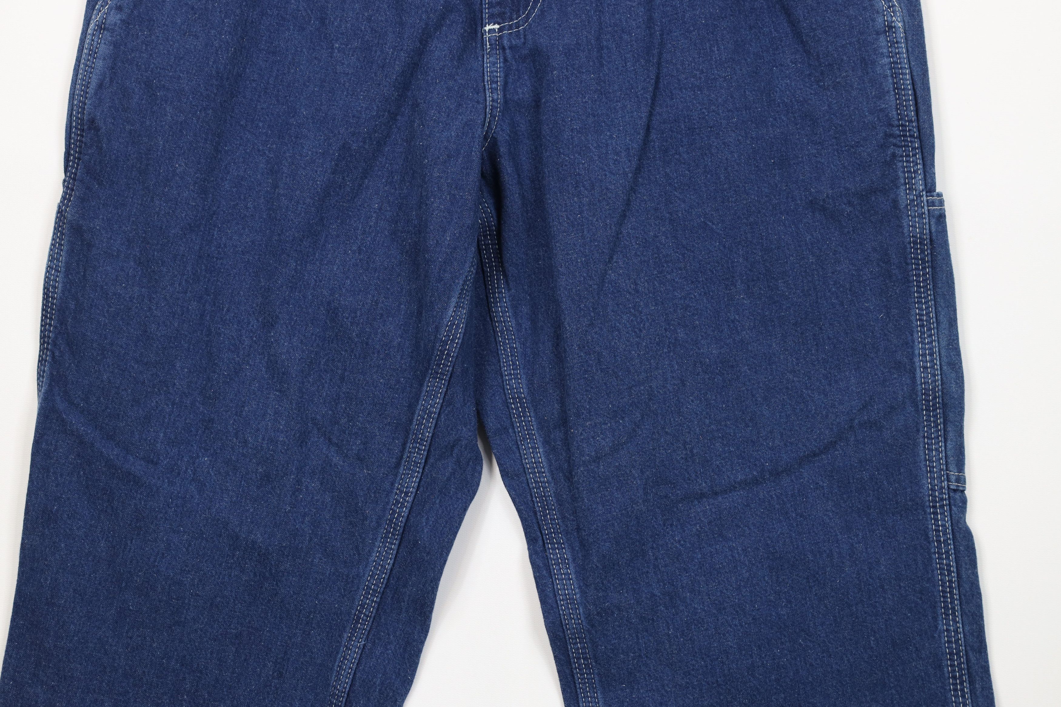 Carhartt Vintage Y2K Carhartt Wide Leg Dungaree Denim Jeans Cotton Size US 34 / EU 50 - 3 Thumbnail