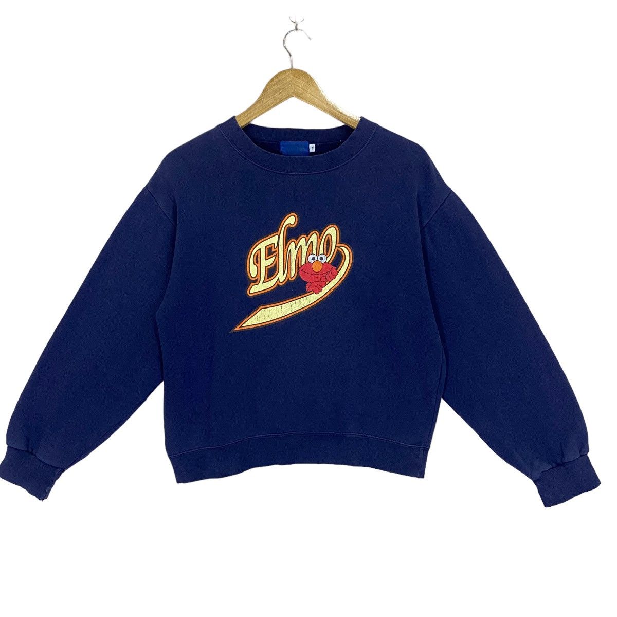Disney Elmo Sesame Street Big Logo Cropped Sweatshirt Size US S / EU 44-46 / 1 - 1 Thumbnail