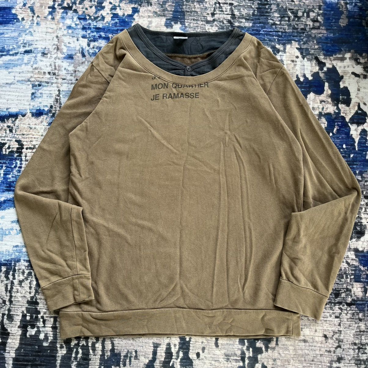 PPFM PPFM Spell Out Double Layer Long Sleeve Tee Size US M / EU 48-50 / 2 - 1 Thumbnail