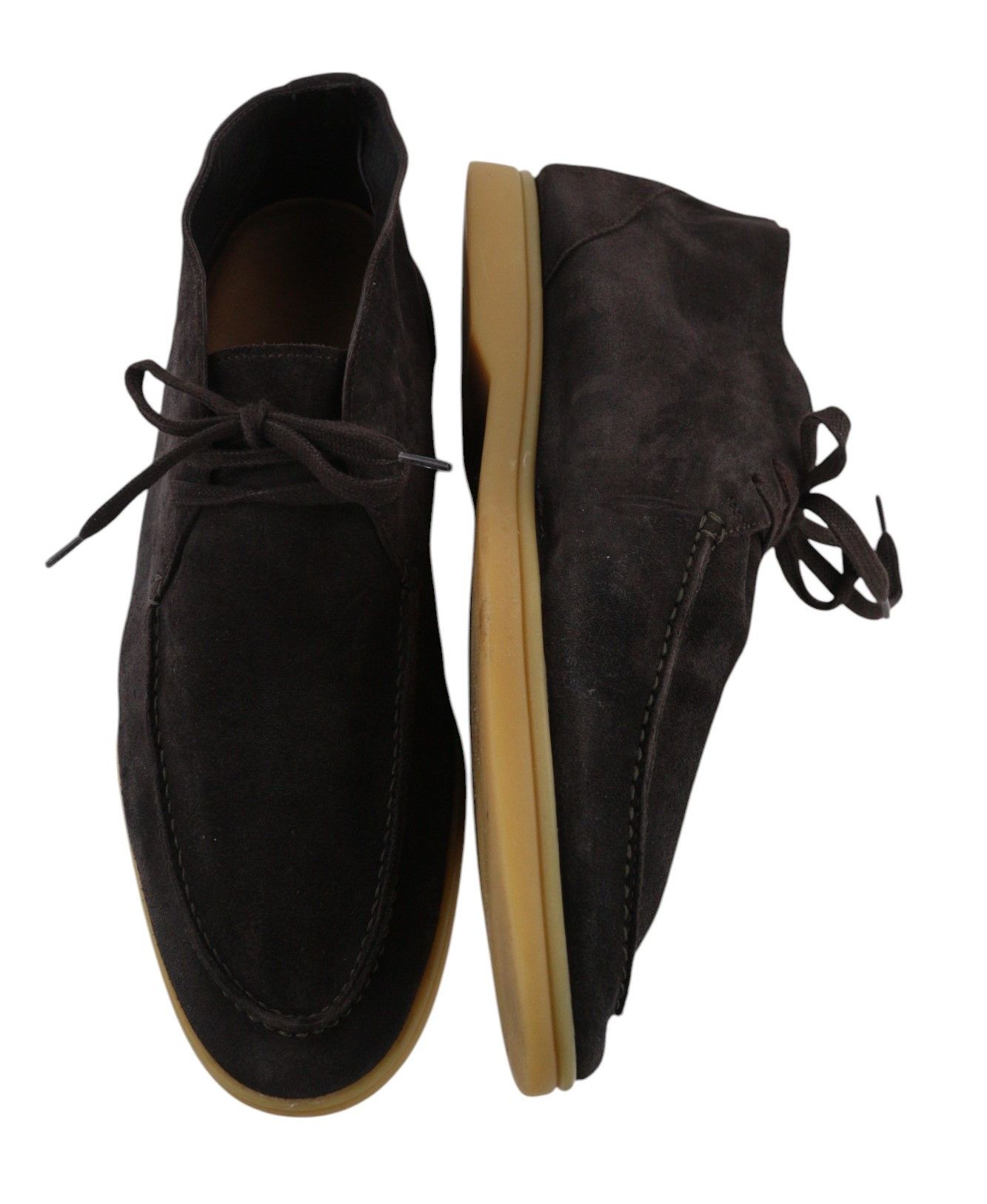Suitsupply EU43 Dark Brown Suede Leather High Top Shoes 81564 Size US 10 / EU 43 - 4 Thumbnail