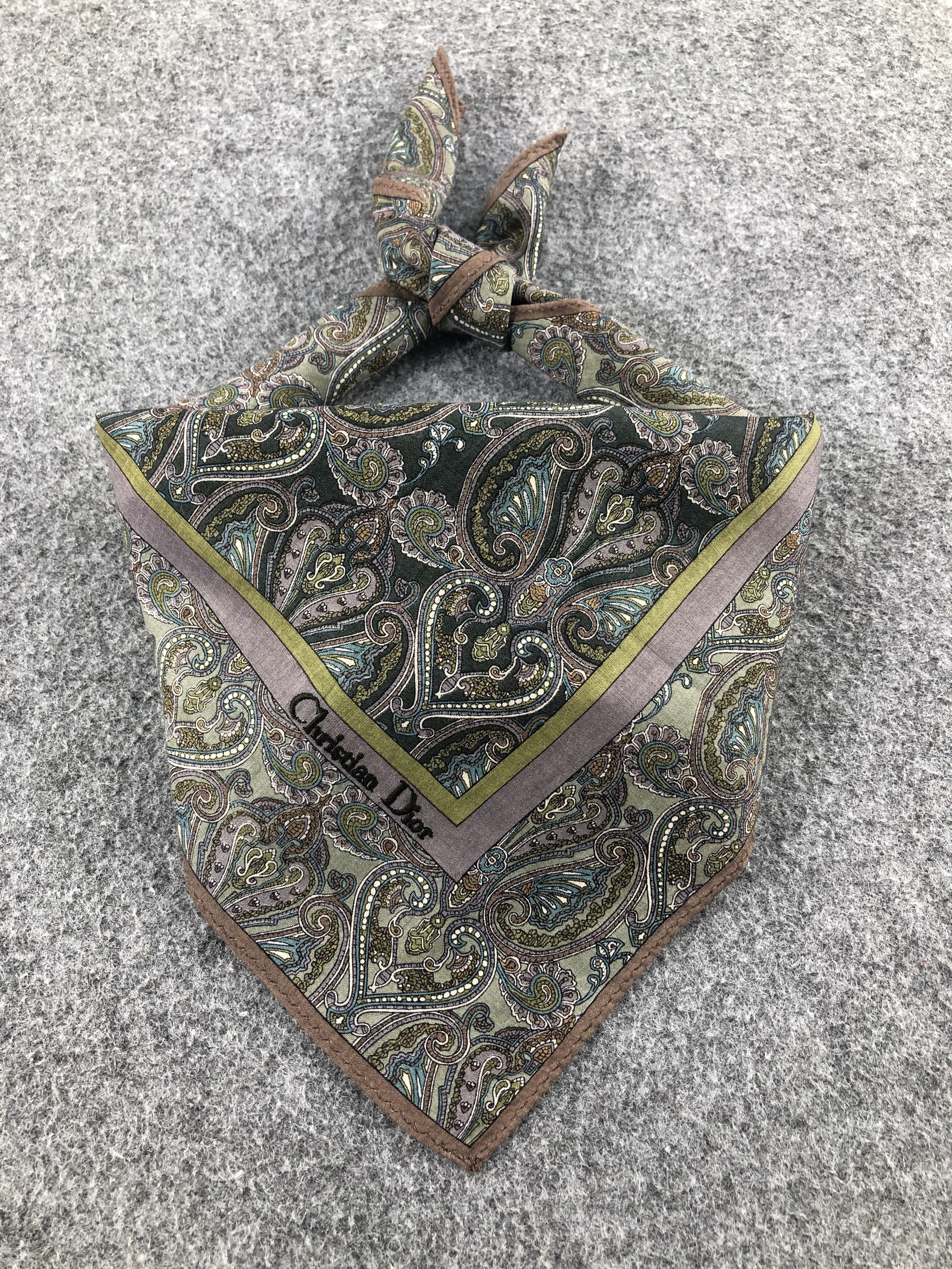 Vintage Christian Dior Handkerchief / Bandana / Neckerchief Size ONE SIZE - 1 Thumbnail