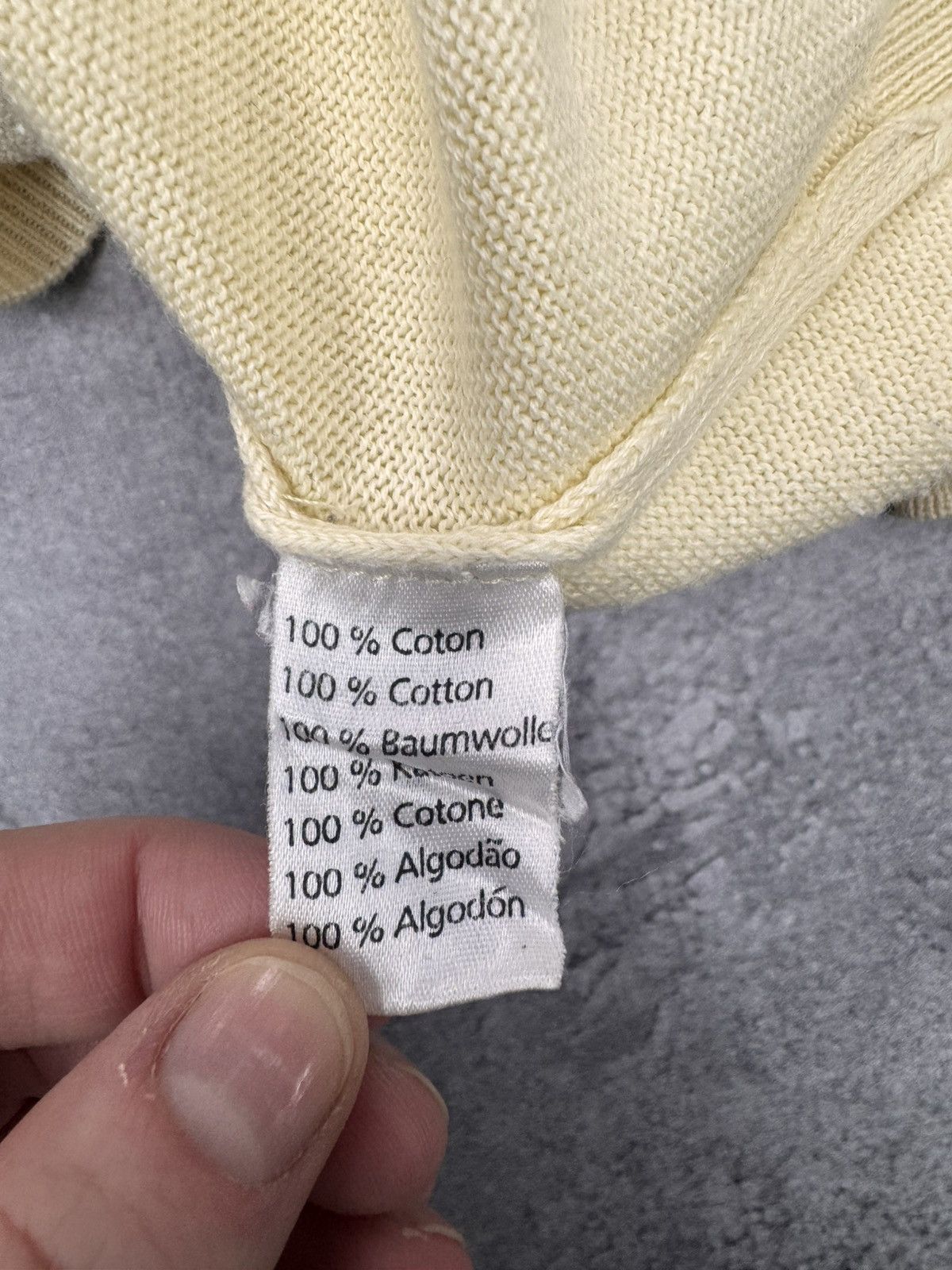 Lacoste Lacoste Men Crew Neck Sweater Yellow Size L Size US L / EU 52-54 / 3 - 6 Thumbnail