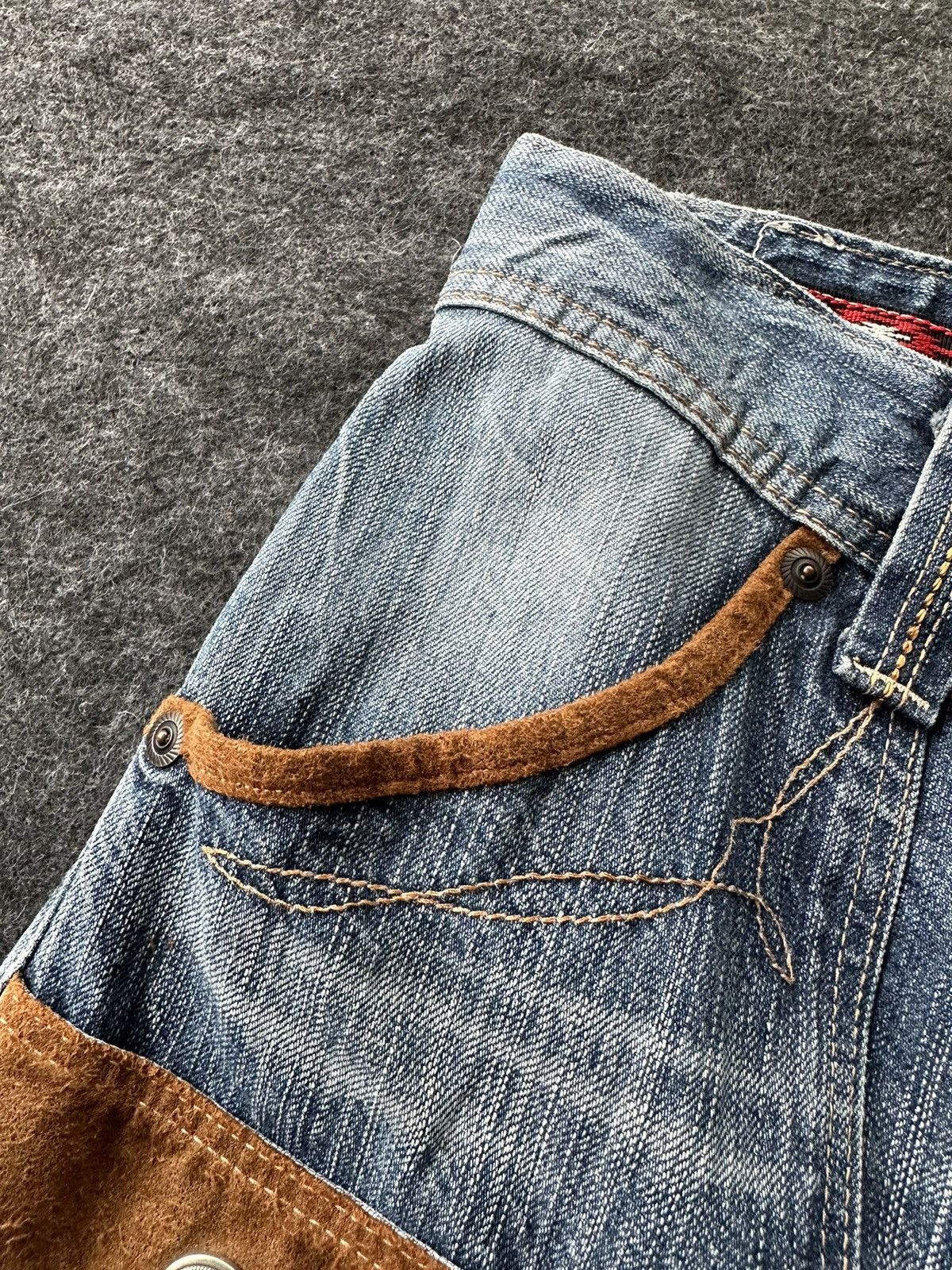 Edwin Vtg 90s Edwin 413Xvs Bushpant 6 Pocket Denim 32x32 D441 Size US 32 / EU 48 - 14 Thumbnail