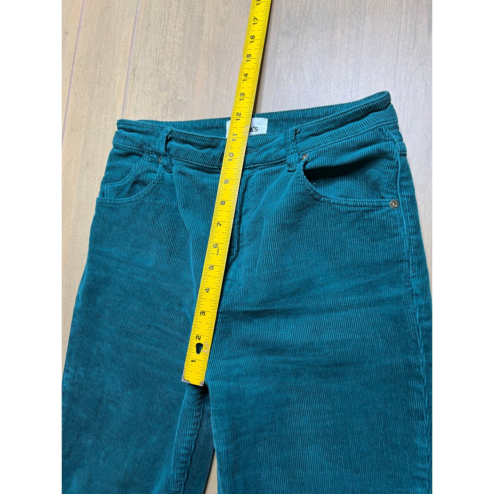 Rolla's Rolla’s Dusters Bootcut Corduroy Pants Teal Green High Rise Size 28" / US 6 / IT 42 - 6 Thumbnail