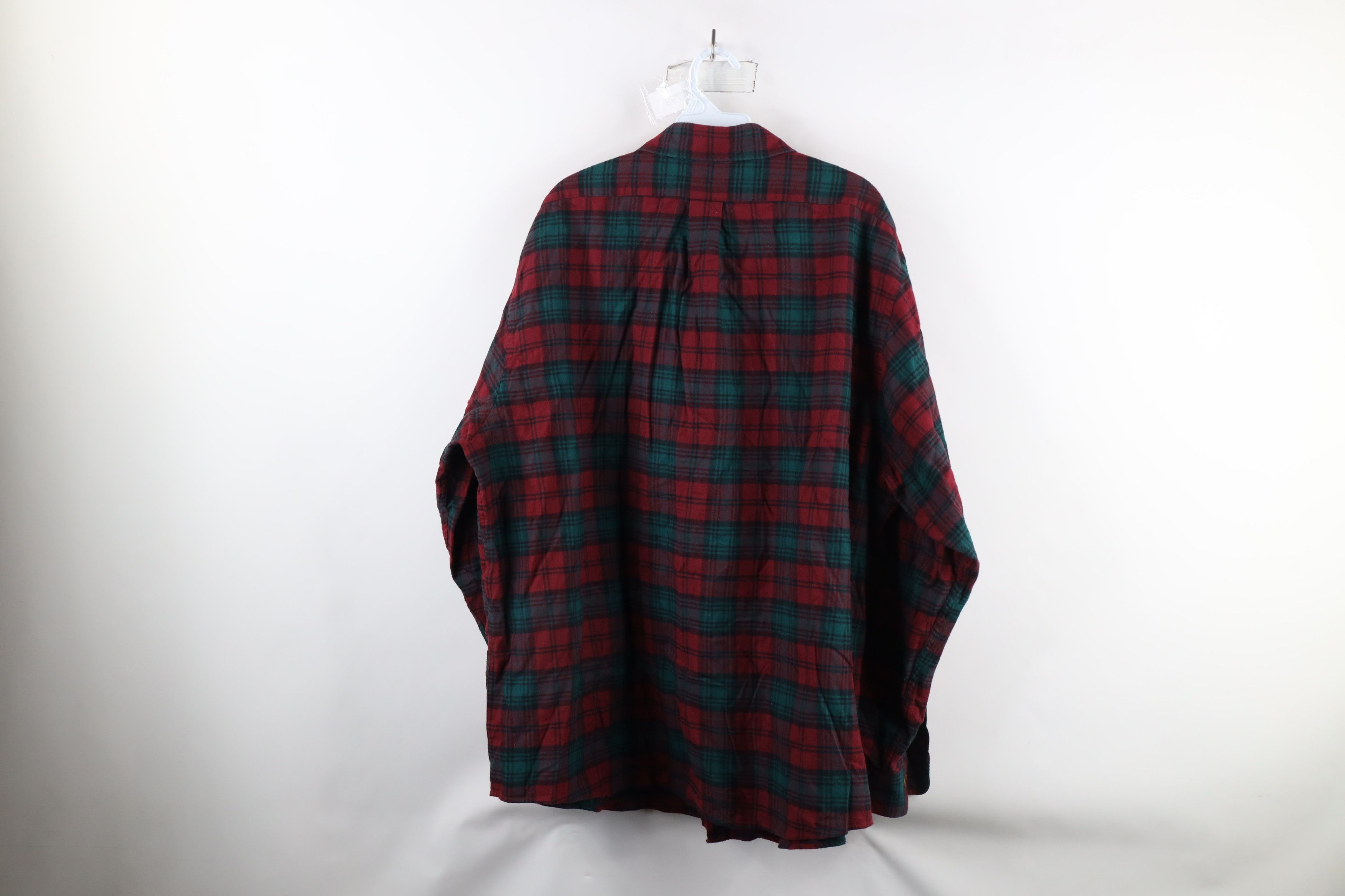 Brooks Brothers × Vintage Vintage 90s Brooks Brothers Fit Flannel Button Down Shirt Size US XXL / EU 58 / 5 - 9 Thumbnail