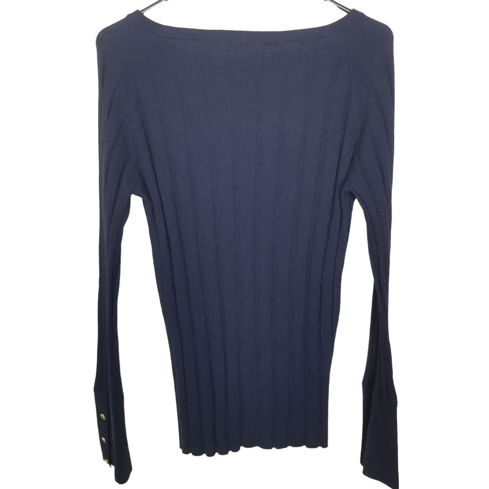 Tory Burch Tory Burch Womens Ranita Cashmere Sweater Size L Classic Size L / US 10 / IT 46 - 8 Thumbnail