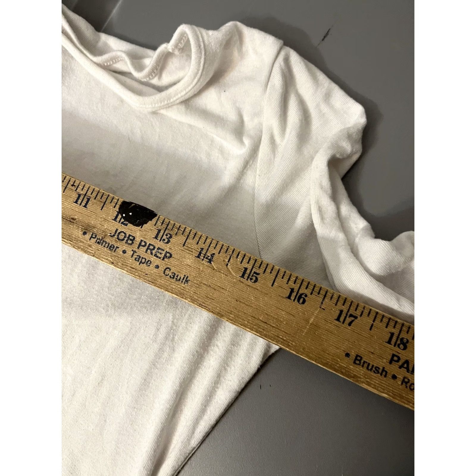 Apt. 9 APT. 9 Shirt Womens PM White Modern Essentials V Neck Short Sleeve Stretch Top Size M / US 6-8 / IT 42-44 - 5 Thumbnail