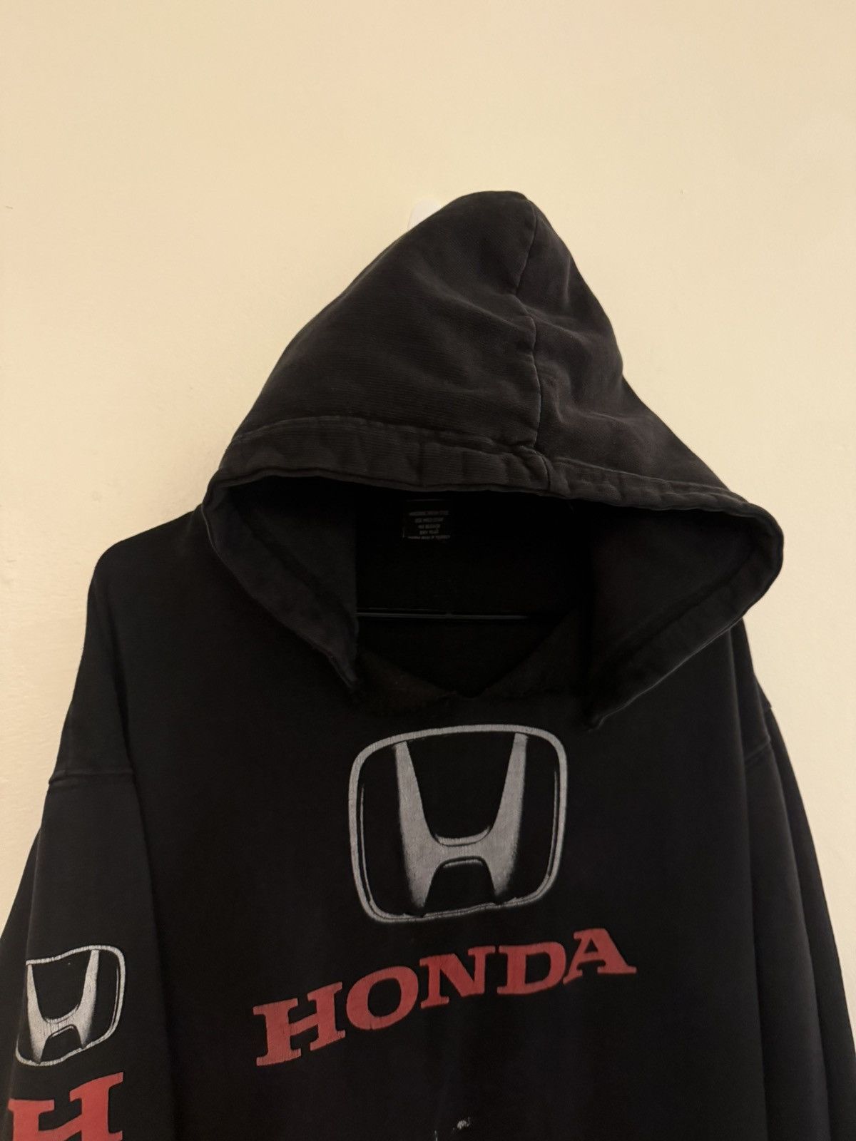Vintage Vintage Perfectly Thrashed Honda Hoodie Size US XL / EU 56 / 4 - 3 Thumbnail