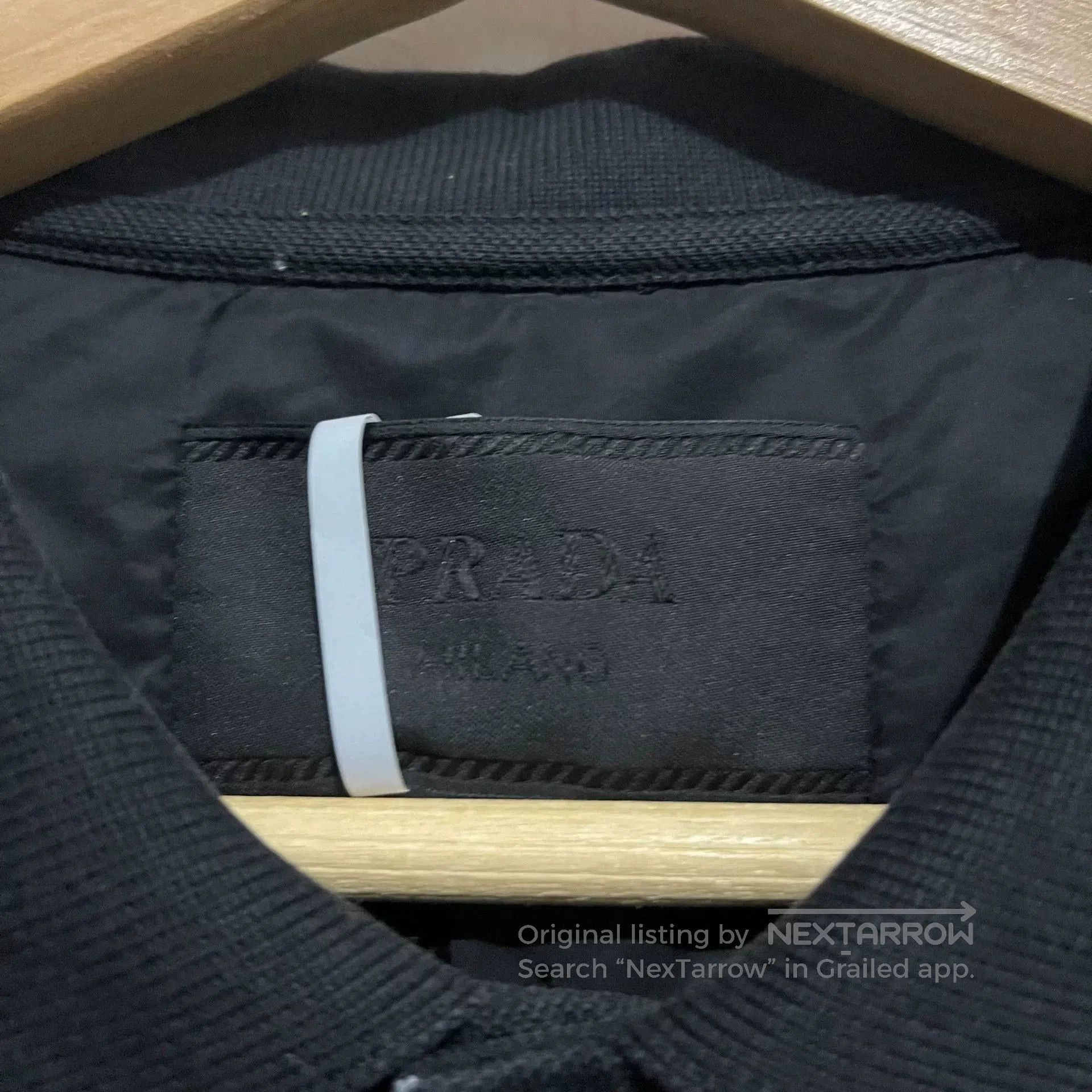 Prada Prada Black Triangle Logo Nylon Polo. Size US S / EU 44-46 / 1 - 4 Thumbnail
