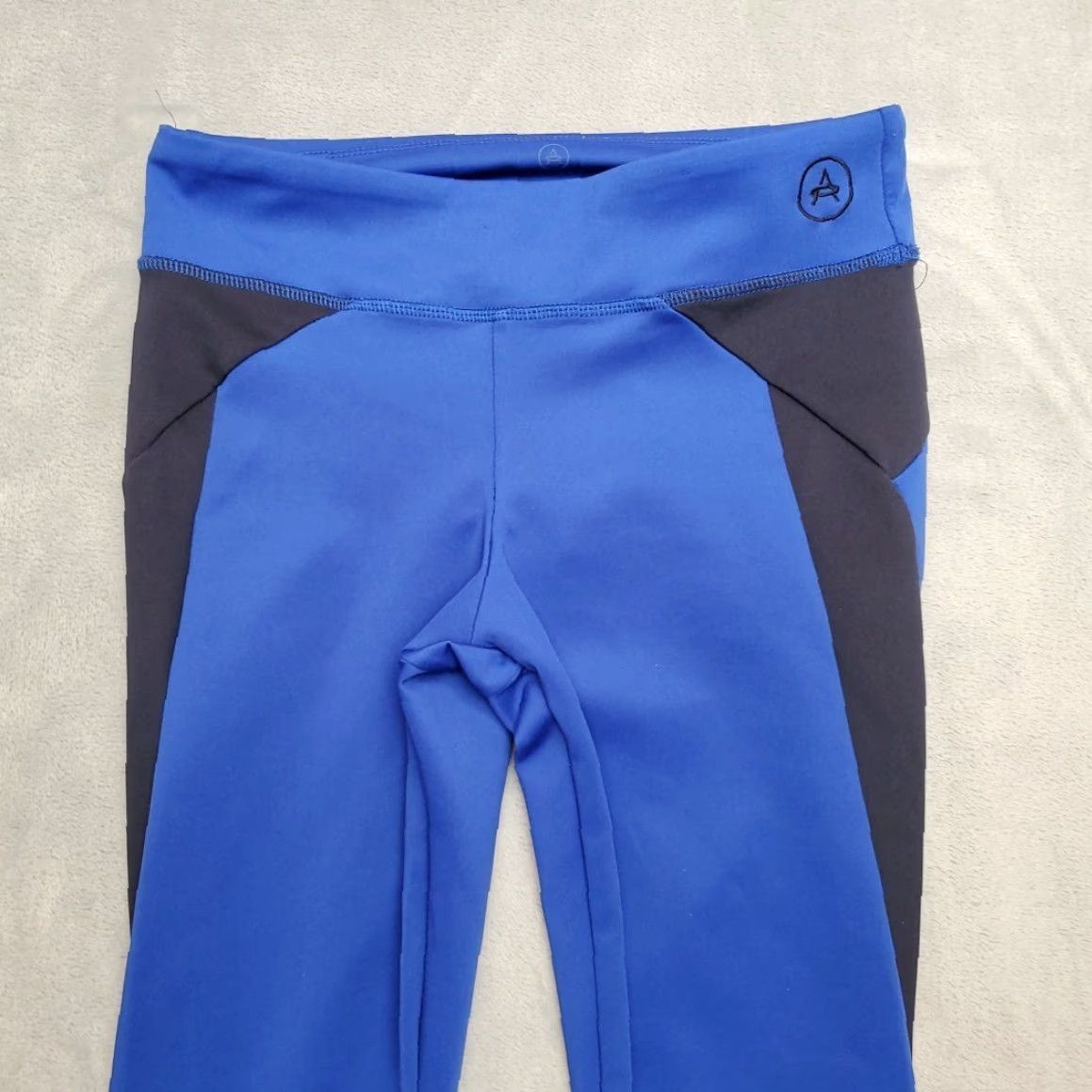 Vintage Aether Leggings Womens Blue I Performance Stretch Blend Pants Yoga Athleisure Size 32" / US 10 / IT 46 - 3 Thumbnail