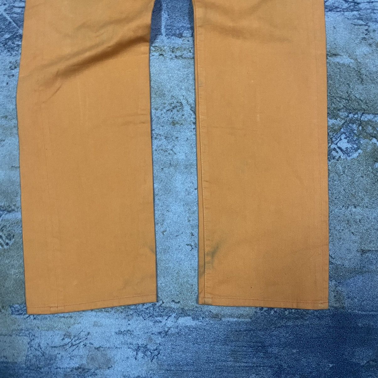 Japanese Brand × Jean × Spellbound Japan Made Spellbound Loose Orange Jeans Size US 30 / EU 46 - 4 Thumbnail